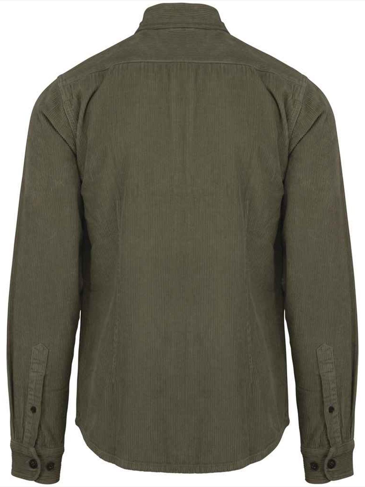 SP519 Spasso Faded Corduroy Overshirt Image 2