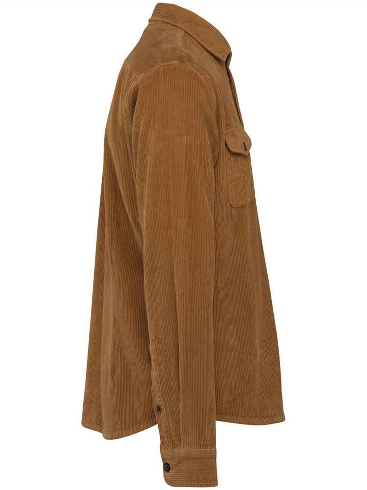 SP519 Spasso Faded Corduroy Overshirt Image 3