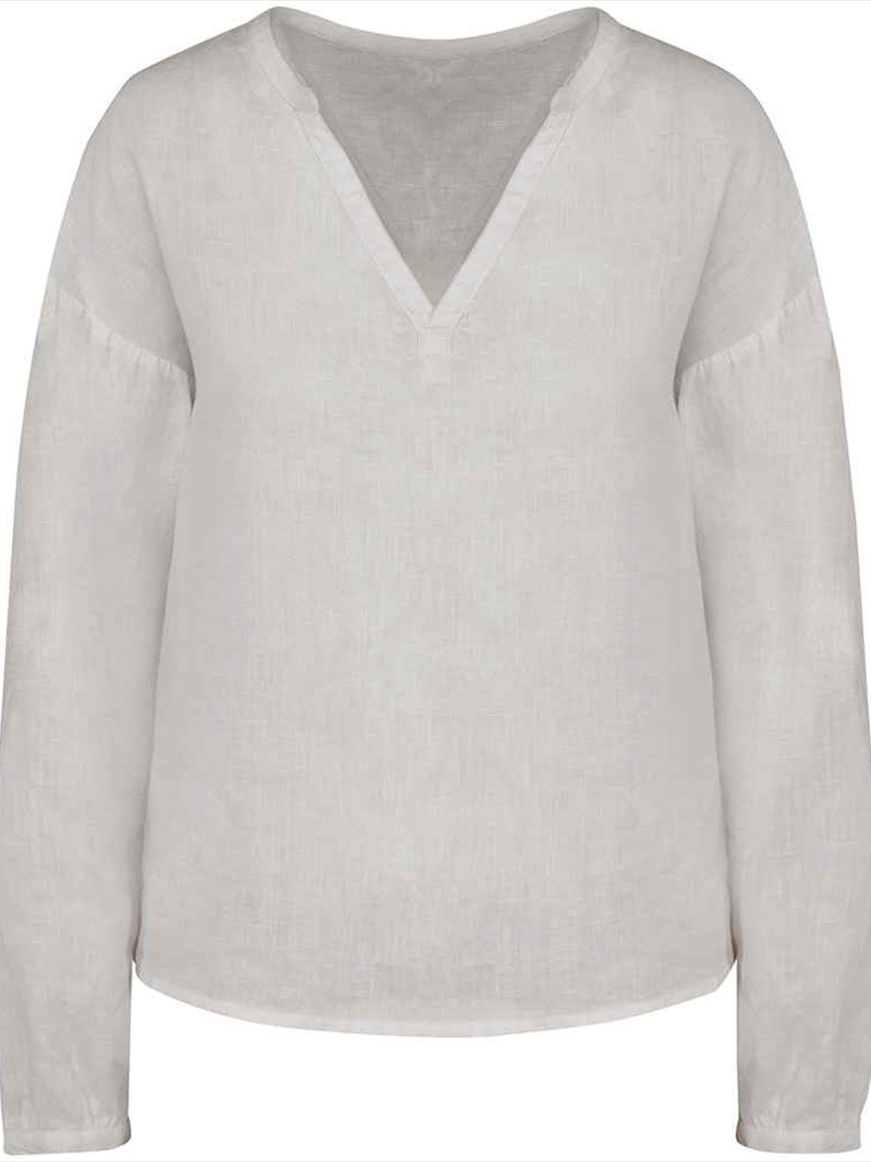 SP524 Spasso Ladies Linen Blouse Image 1