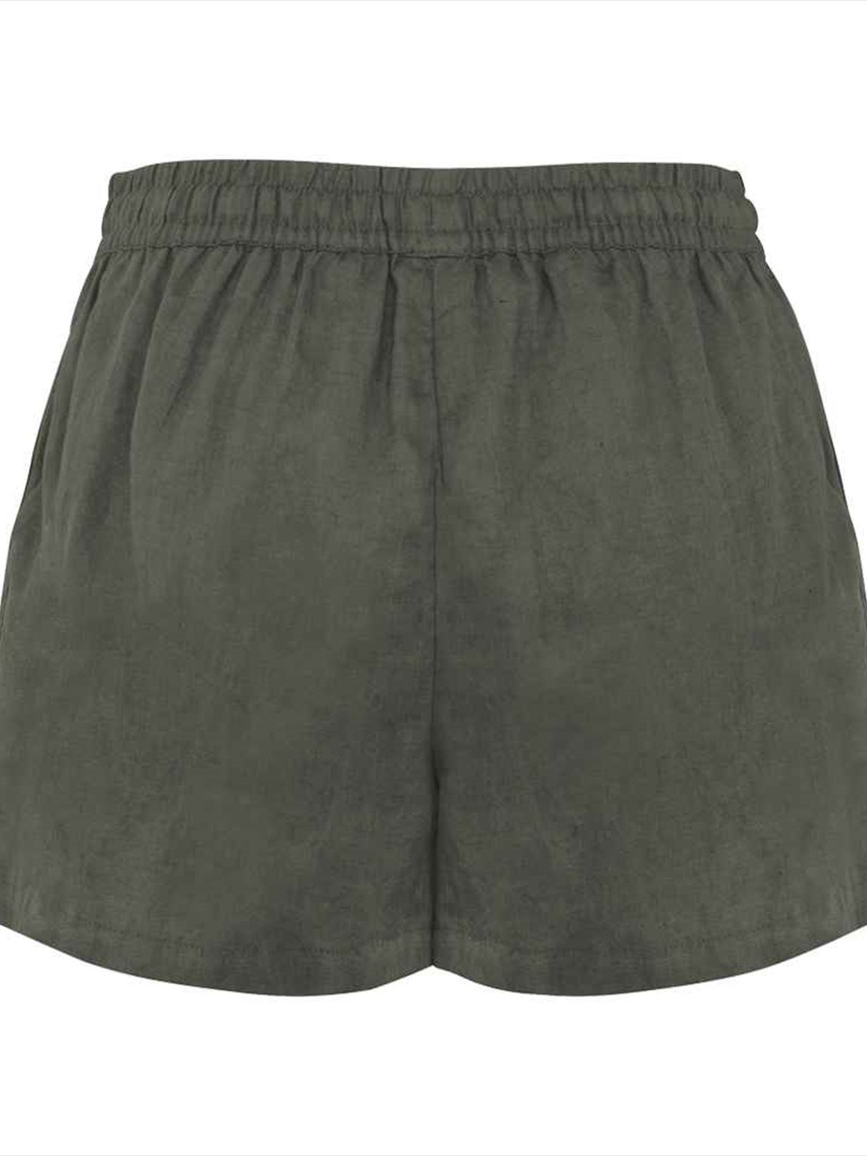SP723 Spasso Ladies Linen Shorts Image 2