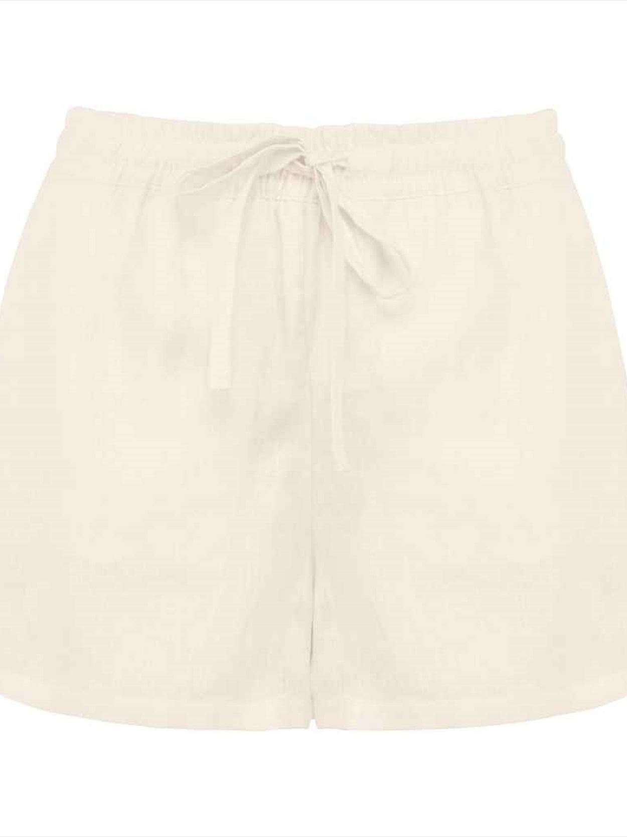 SP723 Spasso Ladies Linen Shorts Image 1