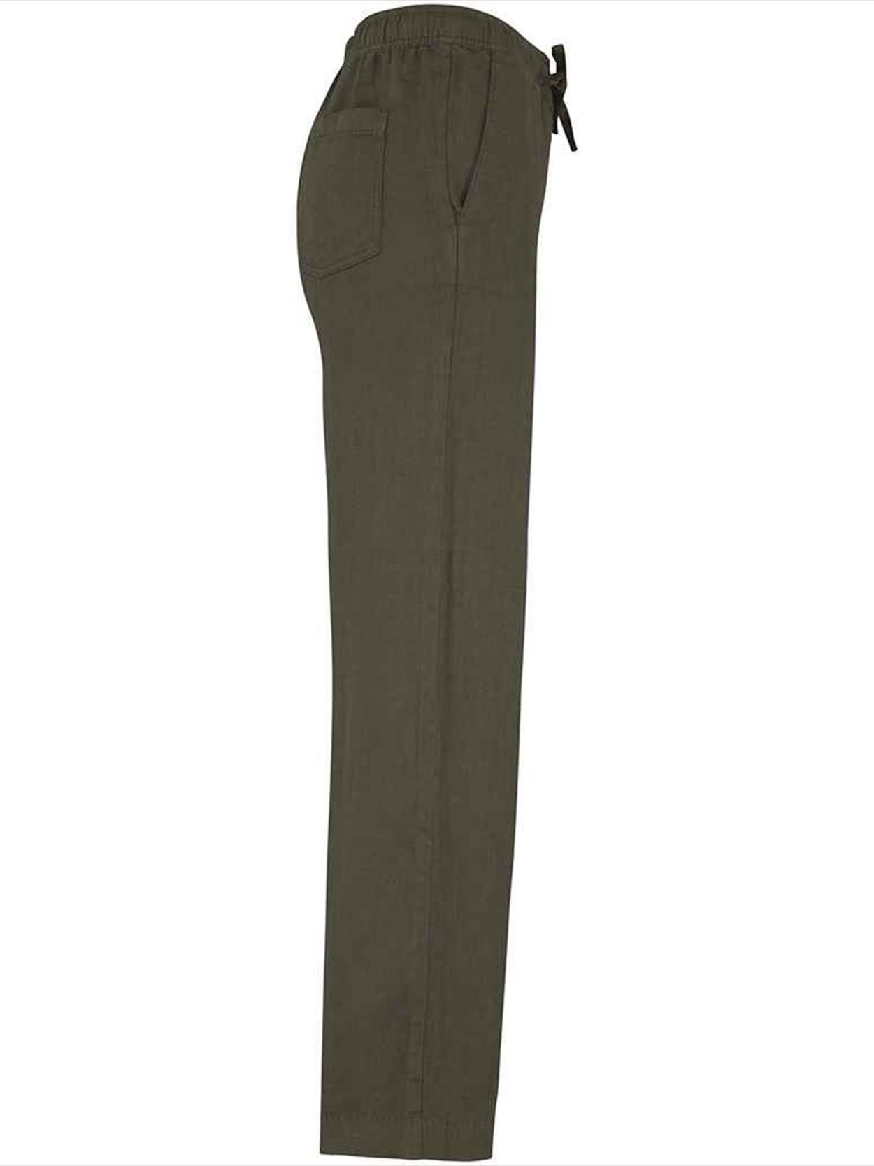 SP733 Spasso Ladies Washed Trousers Image 3