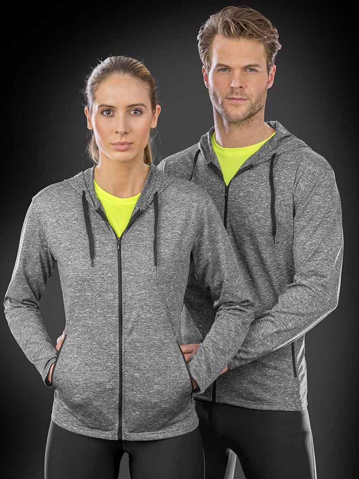 SR277F S277F Spiro Ladies Hooded T-Shirt Jacket Image 1