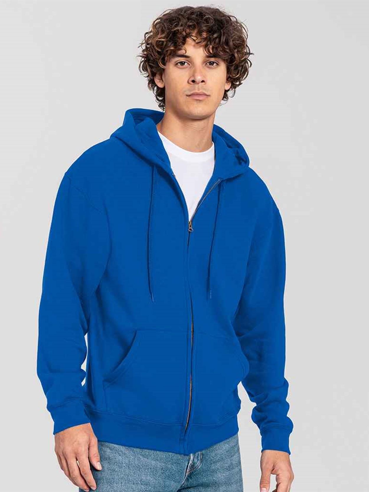 SS153 622860 Fruit of the Loom Iconic Premium Hooded Sweat Jacket Image 3