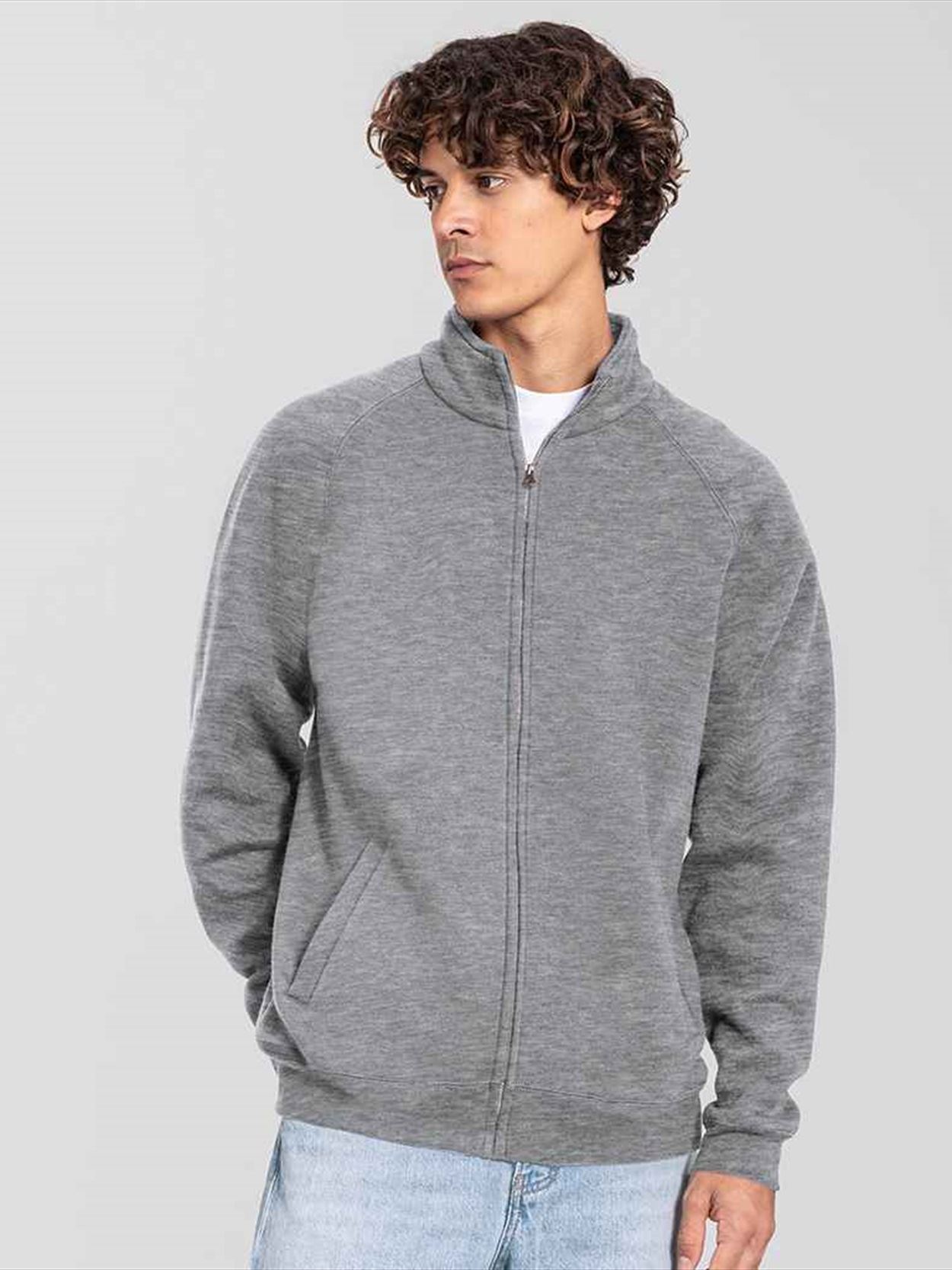 SS155 622900 Fruit of the Loom Iconic Premium Sweat Jacket Image 3