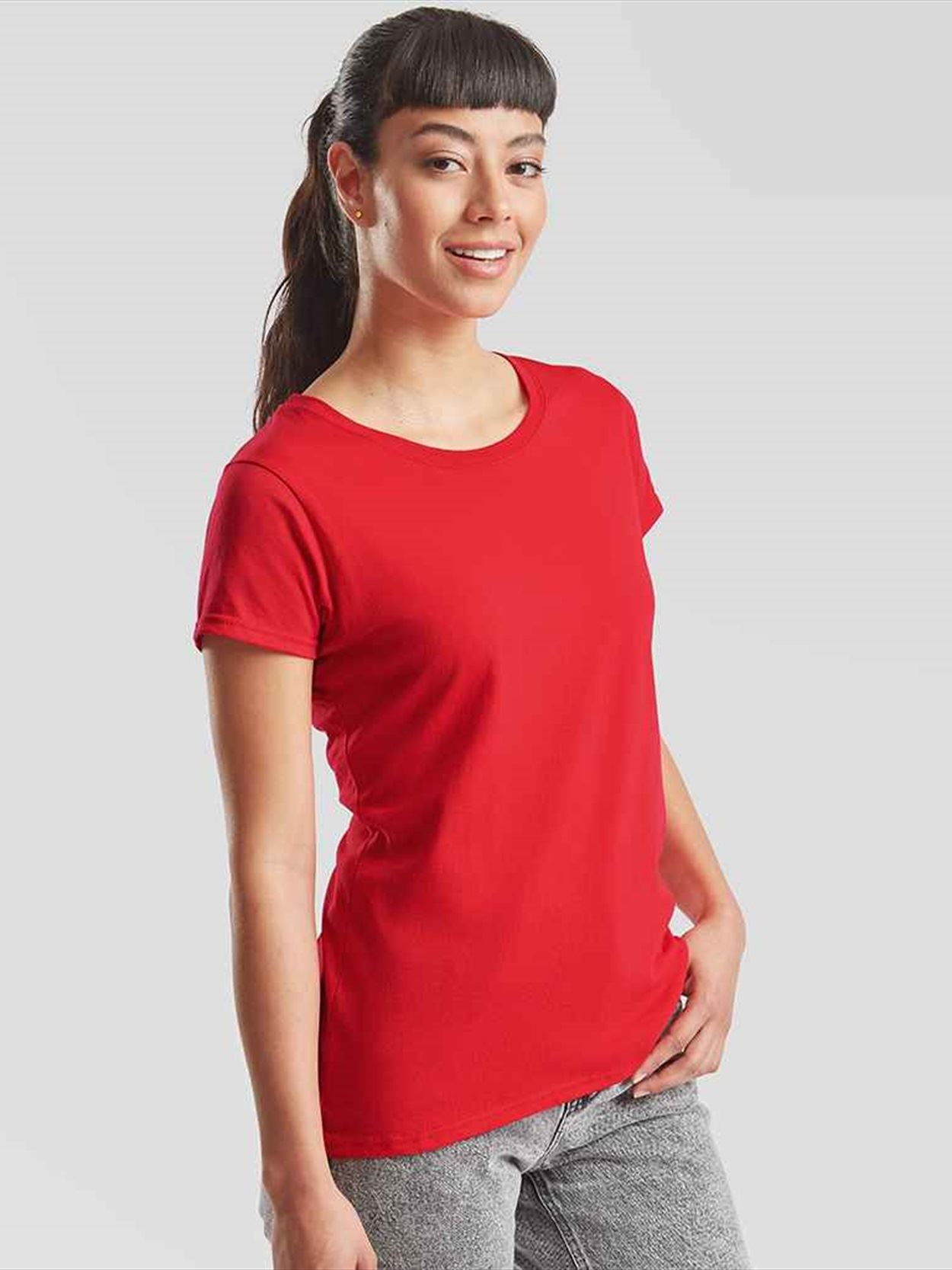 SS712 614200 Fruit of the Loom Lady Fit Original T-Shirt Image 1