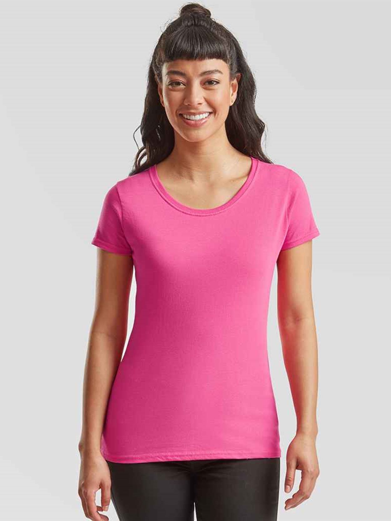 SS720 614240 Fruit of the Loom Ladies Iconic 195 T-Shirt Image 2