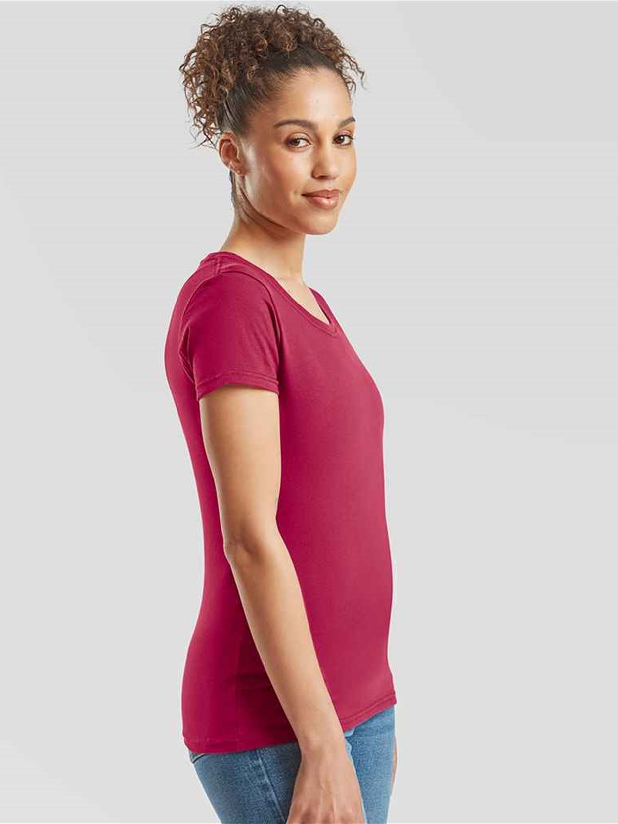 SS720 614240 Fruit of the Loom Ladies Iconic 195 T-Shirt Image 1