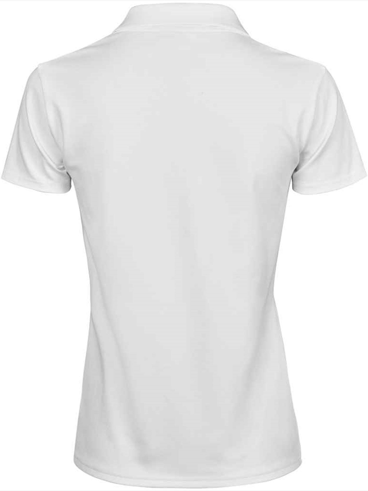 T1409 1409 Tee Jays Ladies Luxury Stretch V Neck Polo Shirt Image 2