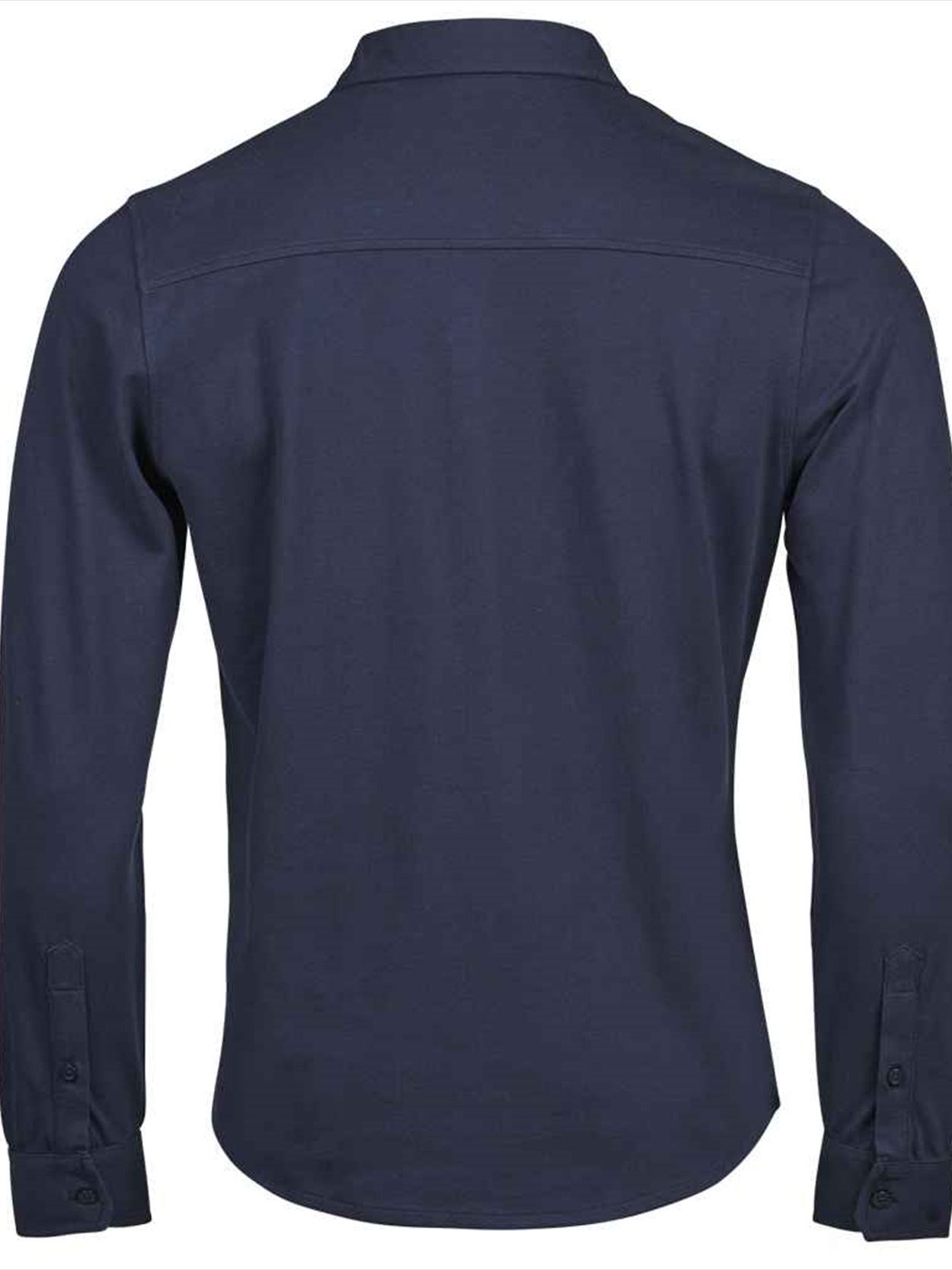 T1416 1416 Tee Jays Luxury Organic Stretch Long Sleeve Shirt Image 2