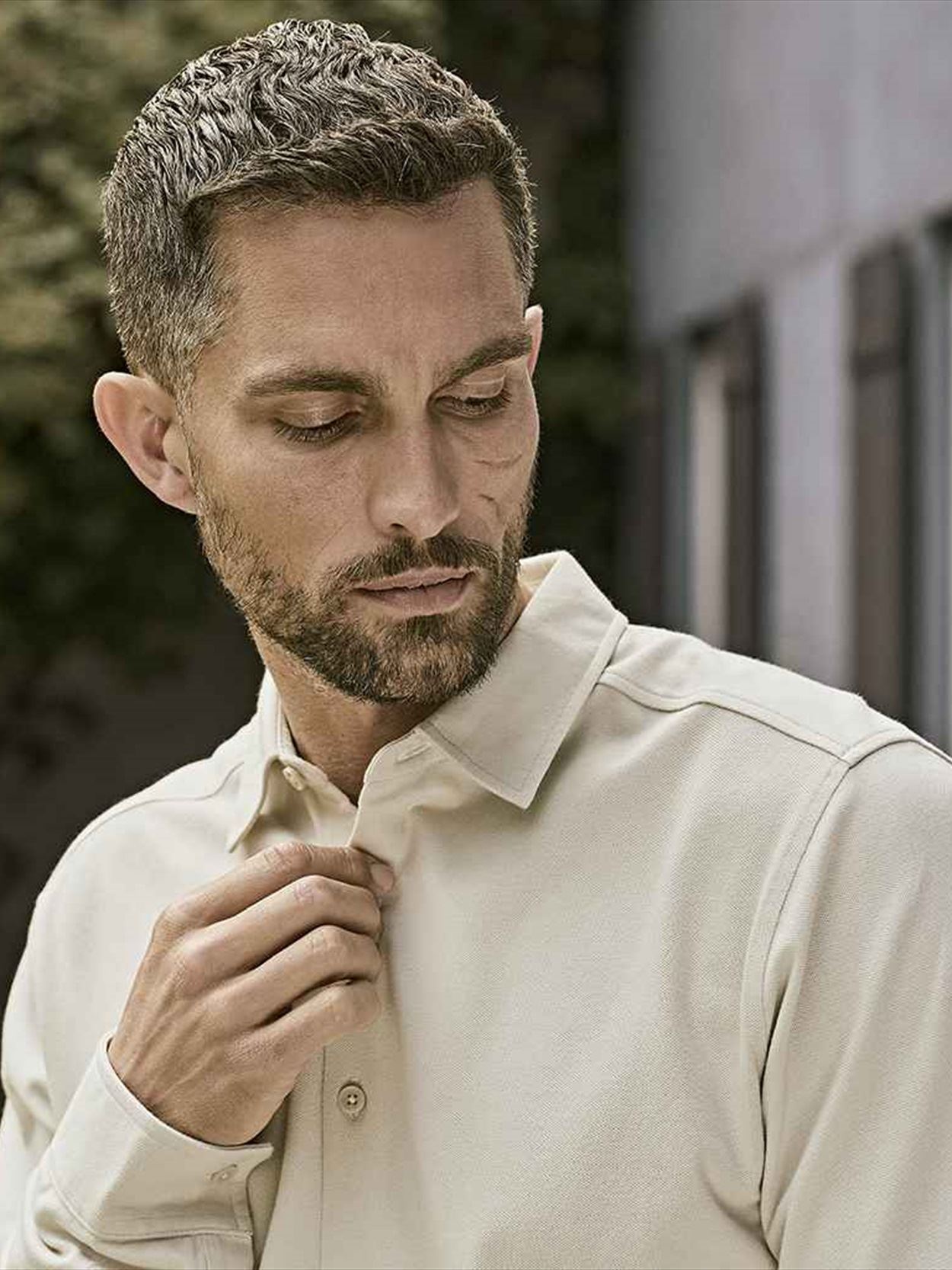 T1416 1416 Tee Jays Luxury Organic Stretch Long Sleeve Shirt Image 1