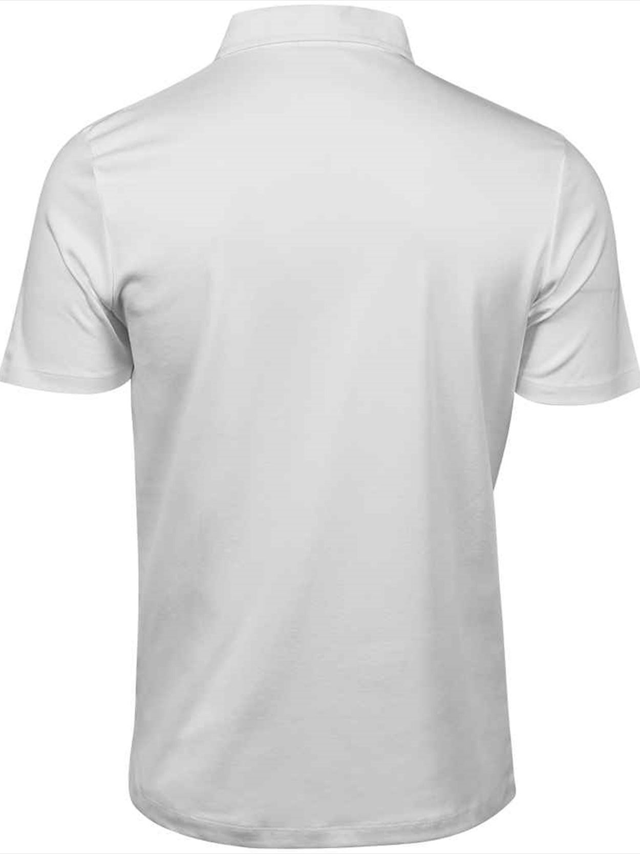 T1440 1440 Tee Jays Pima Cotton Interlock Polo Shirt Image 2