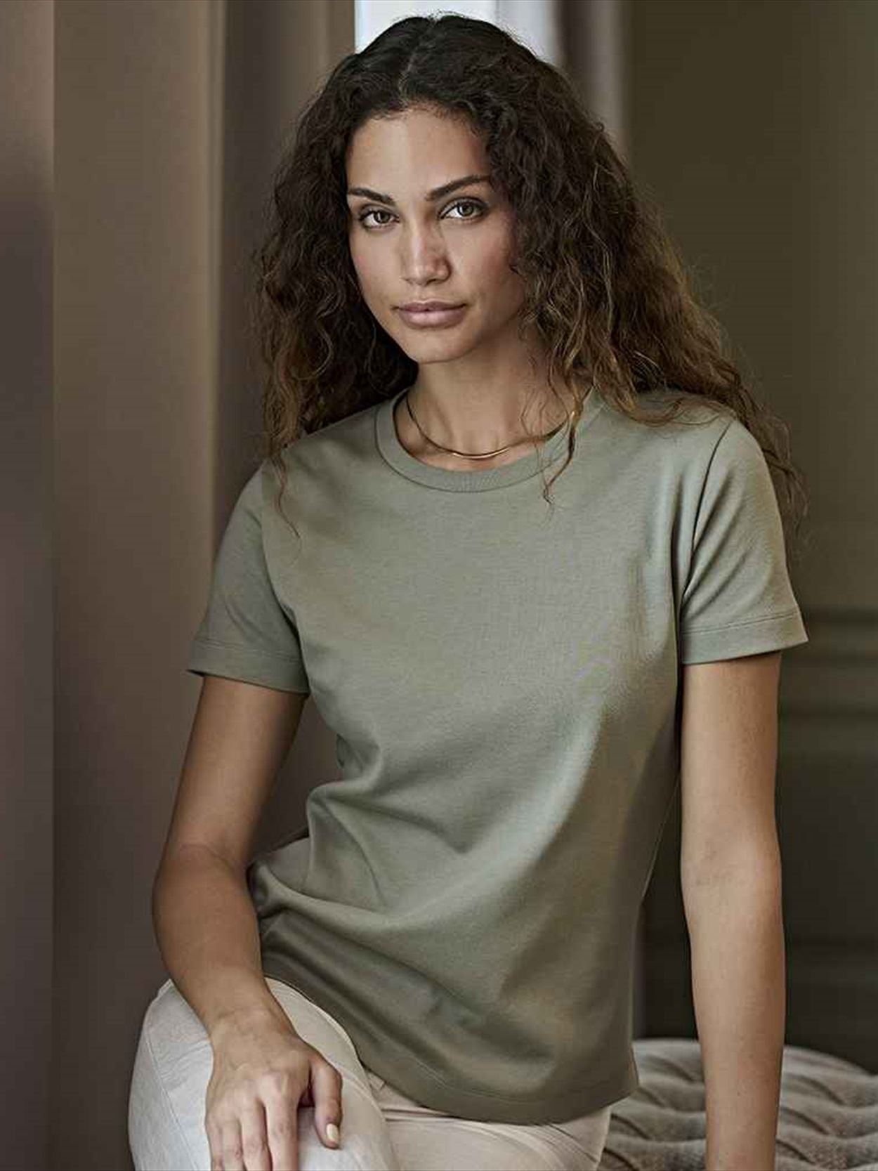 T1451 1451 Tee Jays Ladies Pima Cotton T-Shirt Image 1