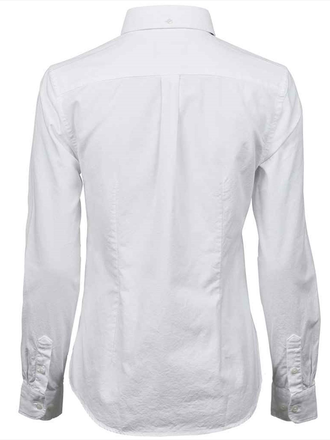T4001 4001 Tee Jays Ladies Perfect Long Sleeve Oxford Shirt Image 2