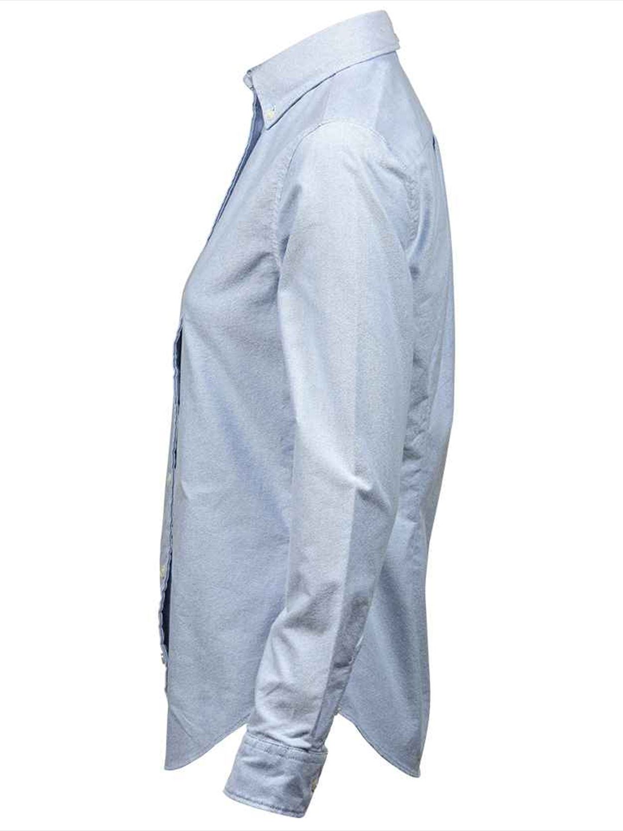 T4001 4001 Tee Jays Ladies Perfect Long Sleeve Oxford Shirt Image 3