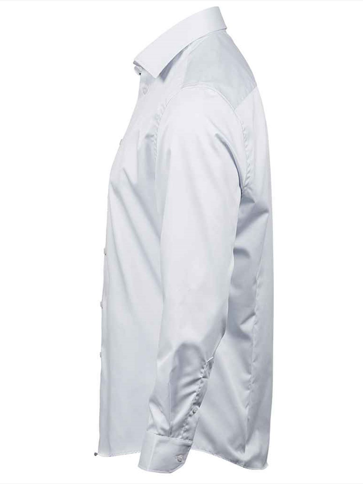 T4020 4020 Tee Jays Luxury Comfort Fit Long Sleeve Oxford Shirt Image 3