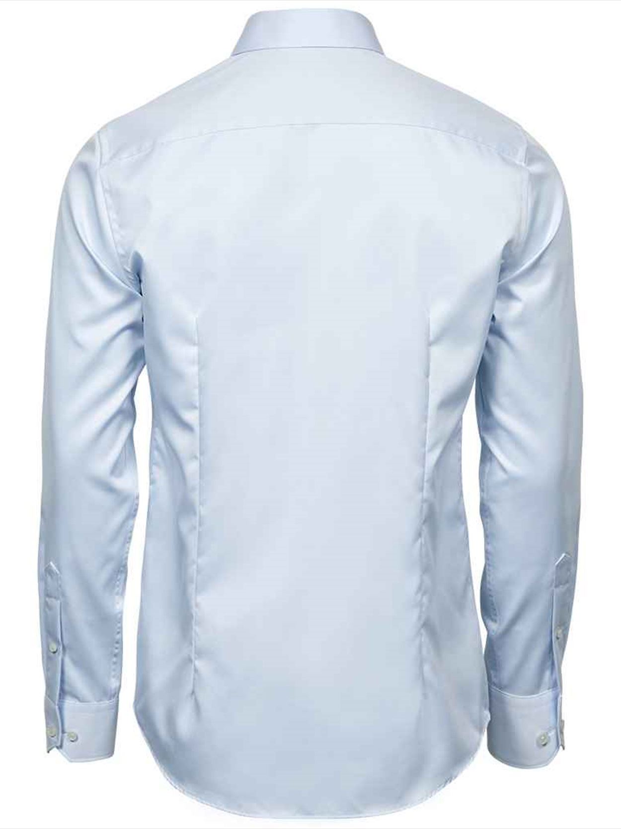 T4021 4021 Tee Jays Luxury Slim Fit Long Sleeve Oxford Shirt Image 2