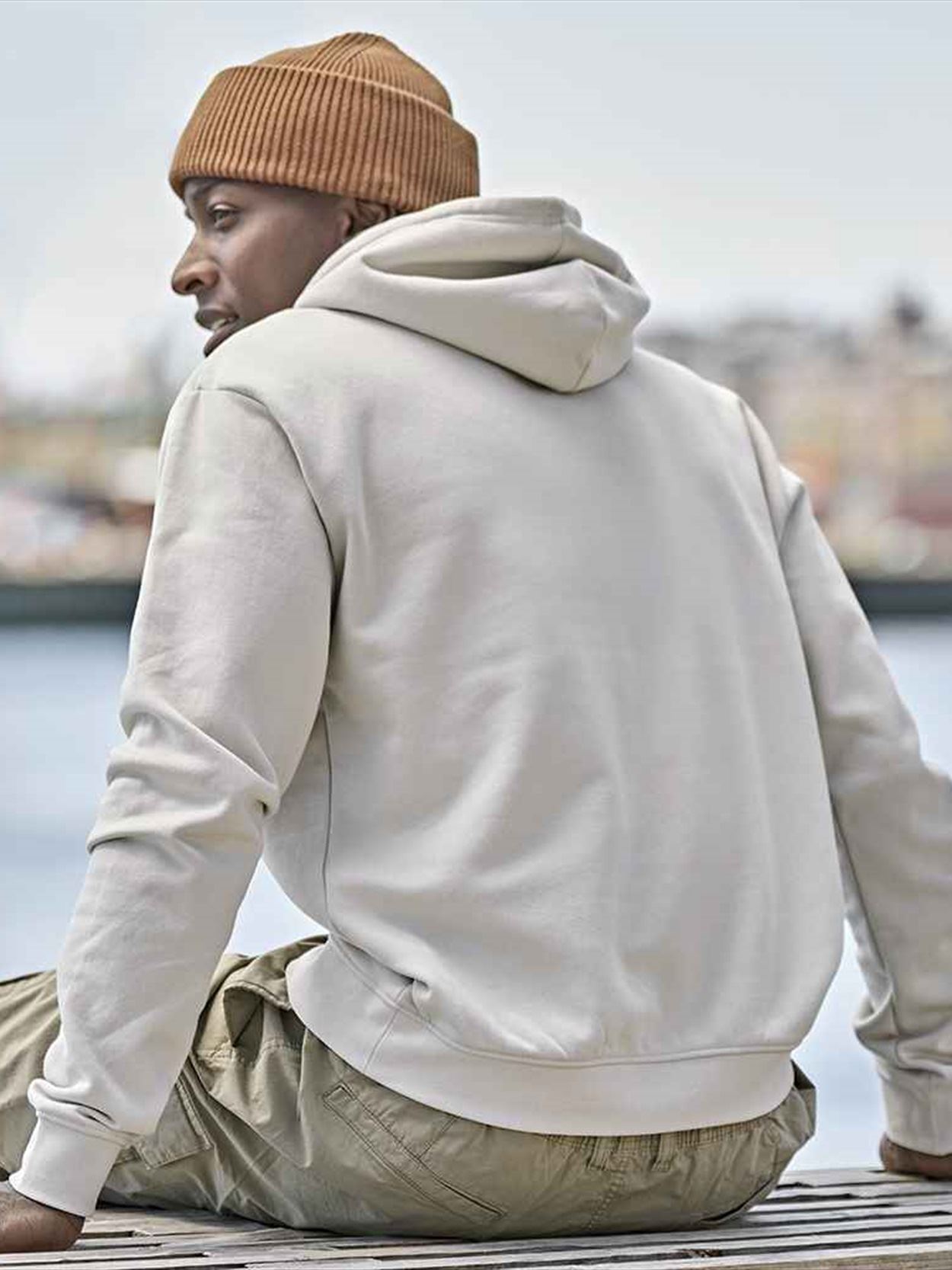 T5152 5152 Tee Jays Unlabeled Hooded Sweatshirt Image 2