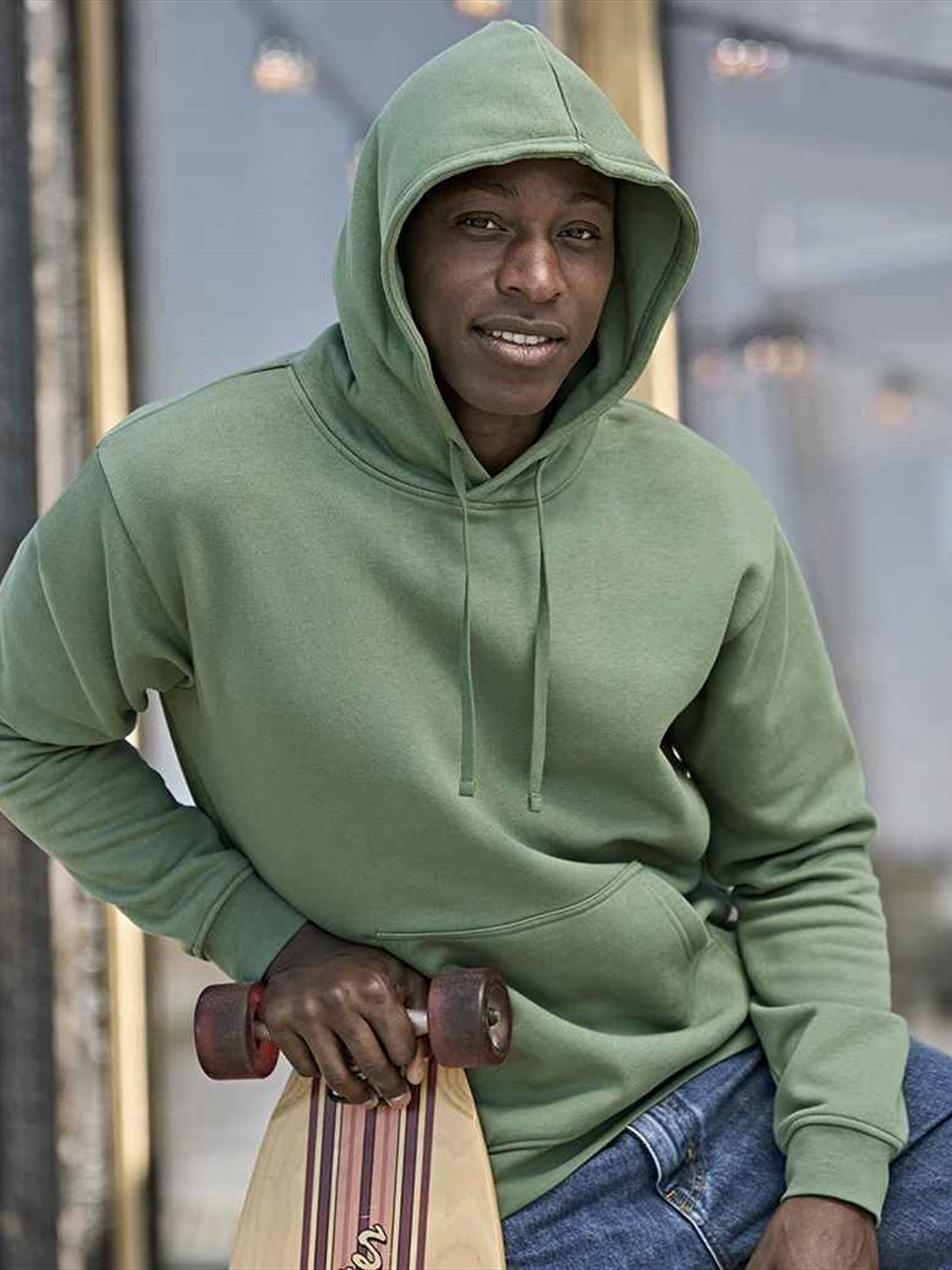 T5152 5152 Tee Jays Unlabeled Hooded Sweatshirt Image 1