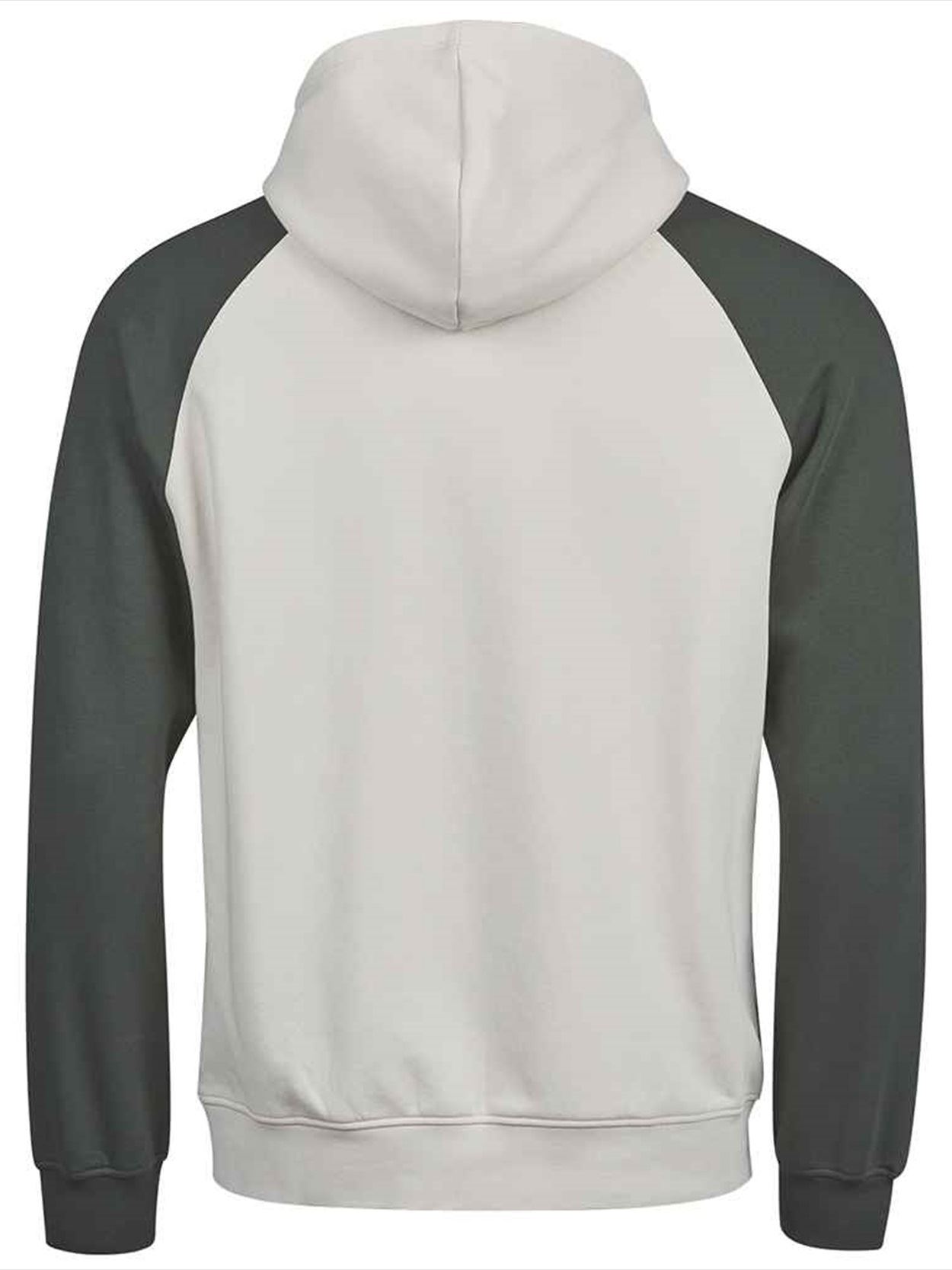 T5156 5156 Tee Jays Unlabeled Two-Tone Hooded Sweatshirt Image 2