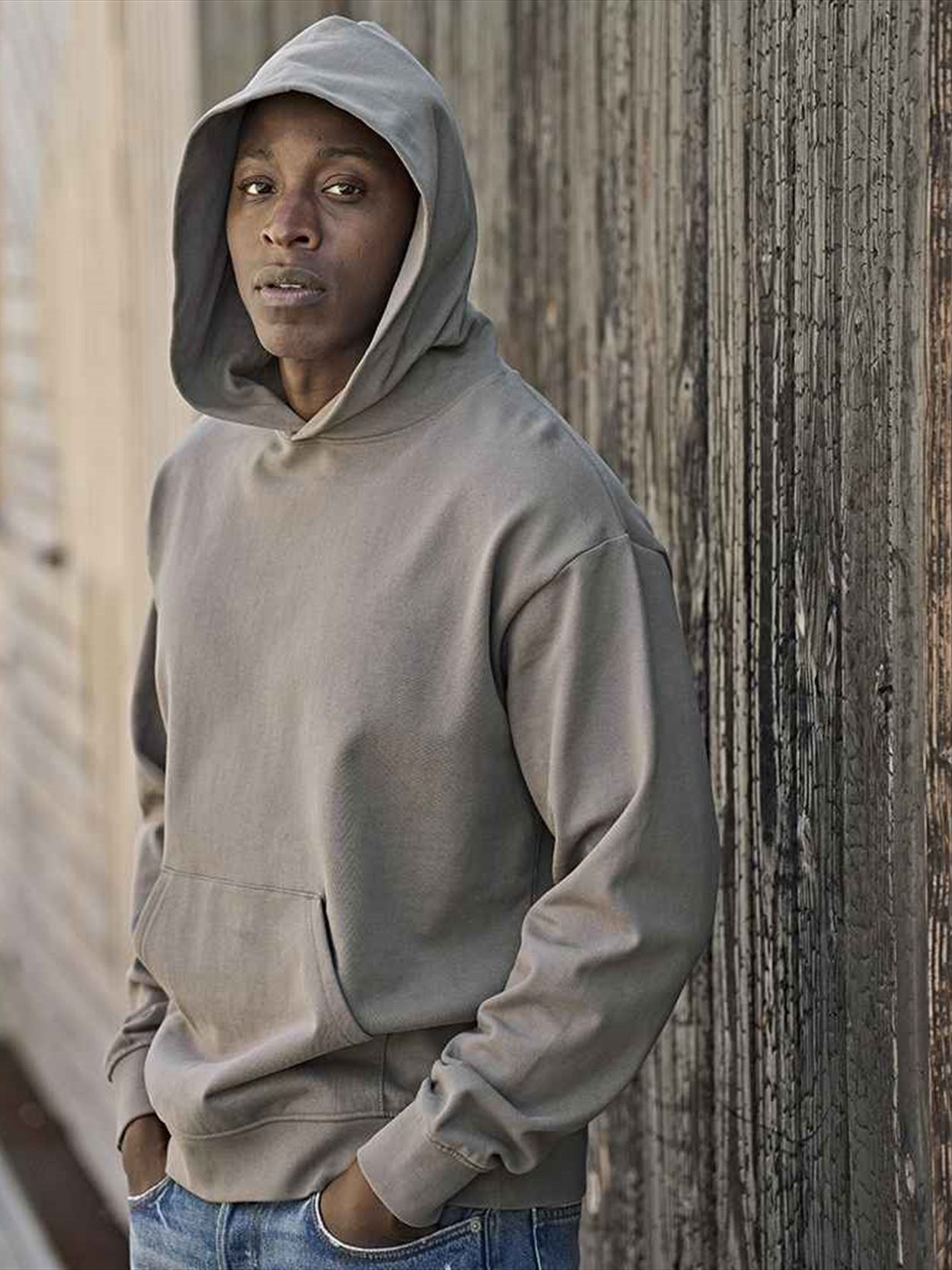 T5162 5162 Tee Jays Unlabeled Heavy Loose Fit Hooded Sweatshirt Image 1
