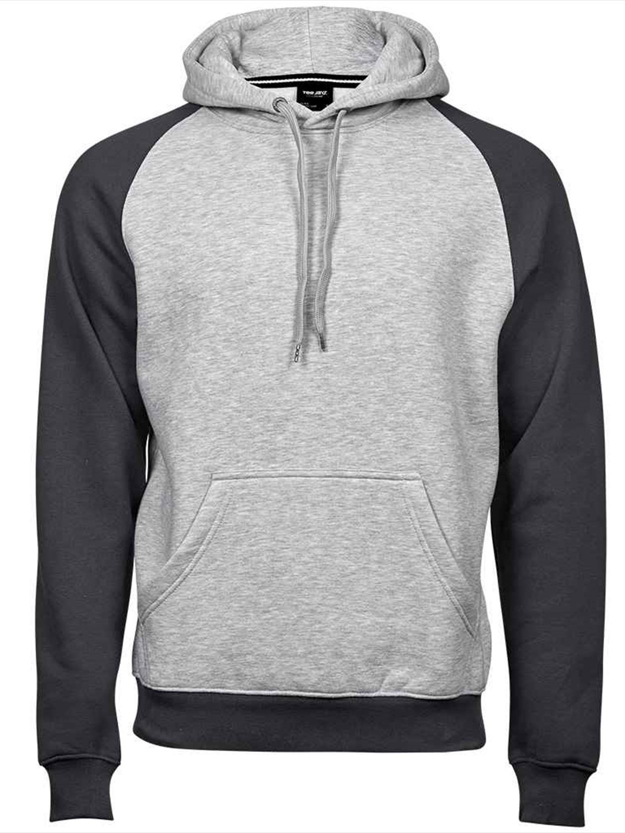 T5432 5432 Tee Jays Two Tone Raglan Hooded Sweatshirt Image 1