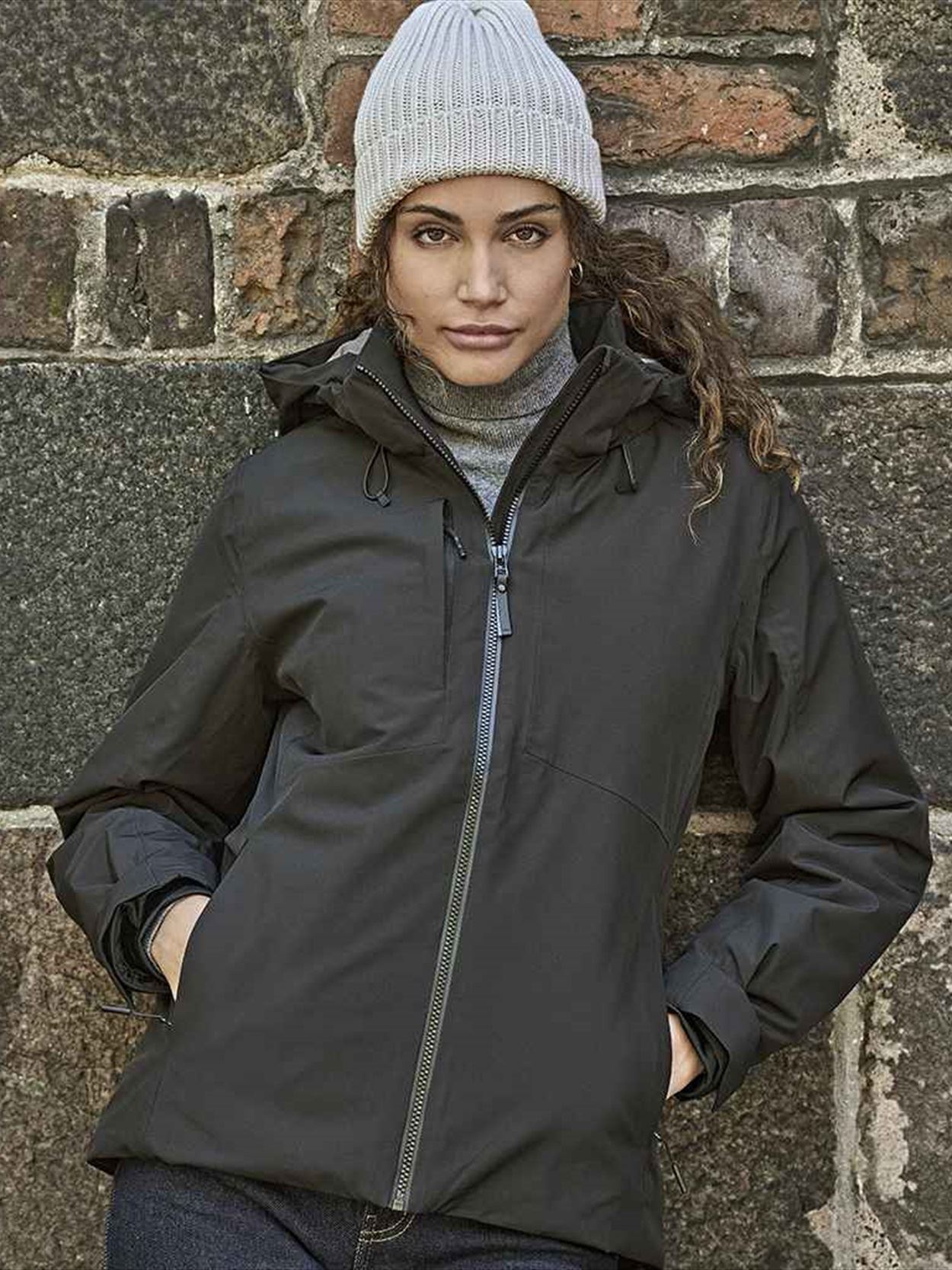 T9681 9681 Tee Jays Ladies All Weather Winter Jacket Image 1