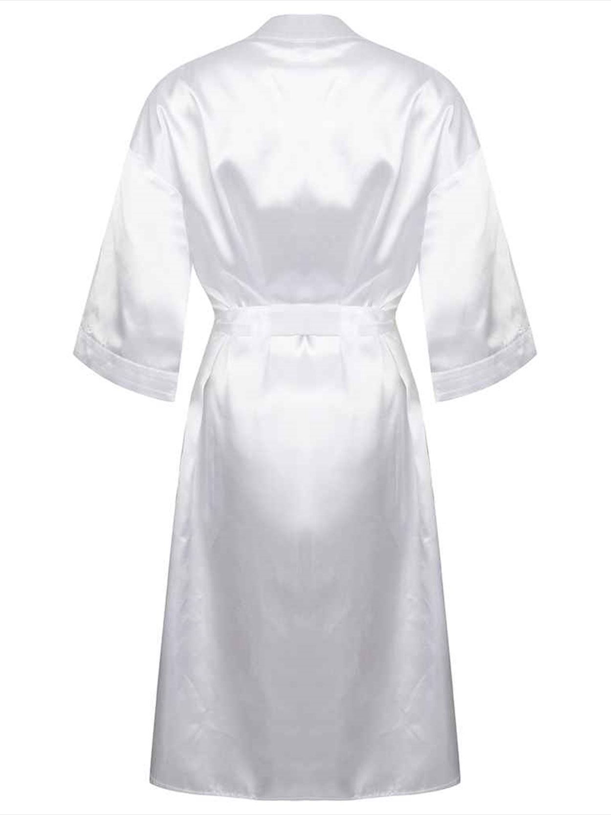 TC054 Towel City Ladies Satin Robe Image 2