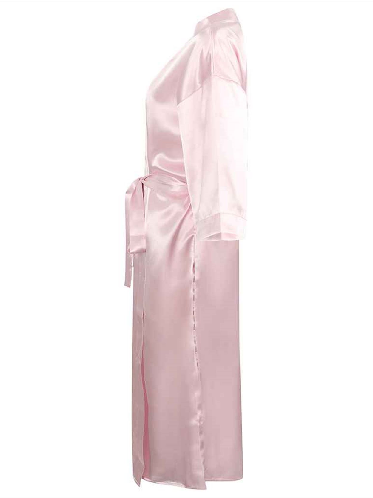TC054 Towel City Ladies Satin Robe Image 3