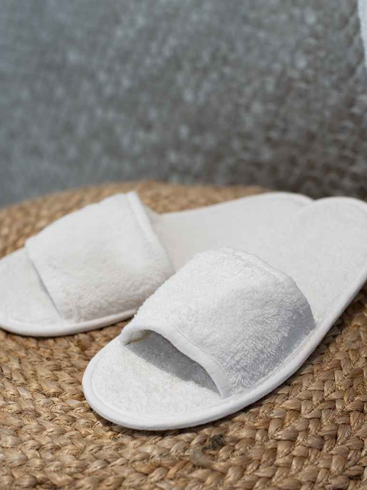 TC064 Towel City Classic Terry Slippers Image 1