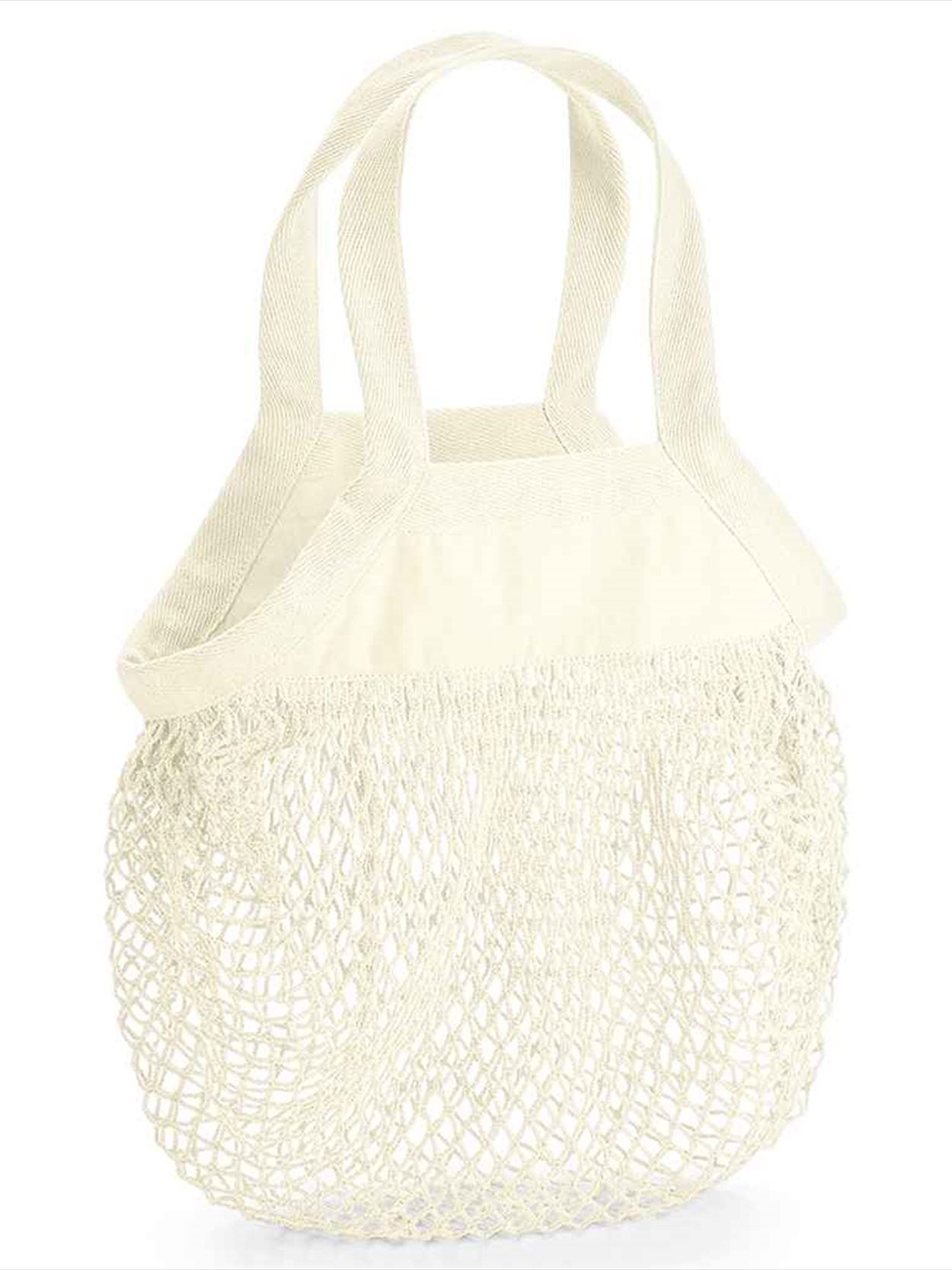 W151 Westford Mill Organic Cotton Mini Mesh Grocery Bag Image 1