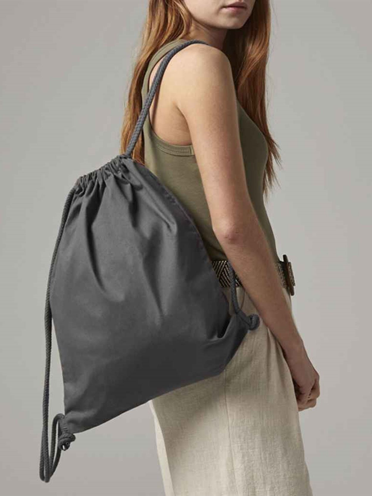 W210 Westford Mill Premium Cotton Gymsac Image 1