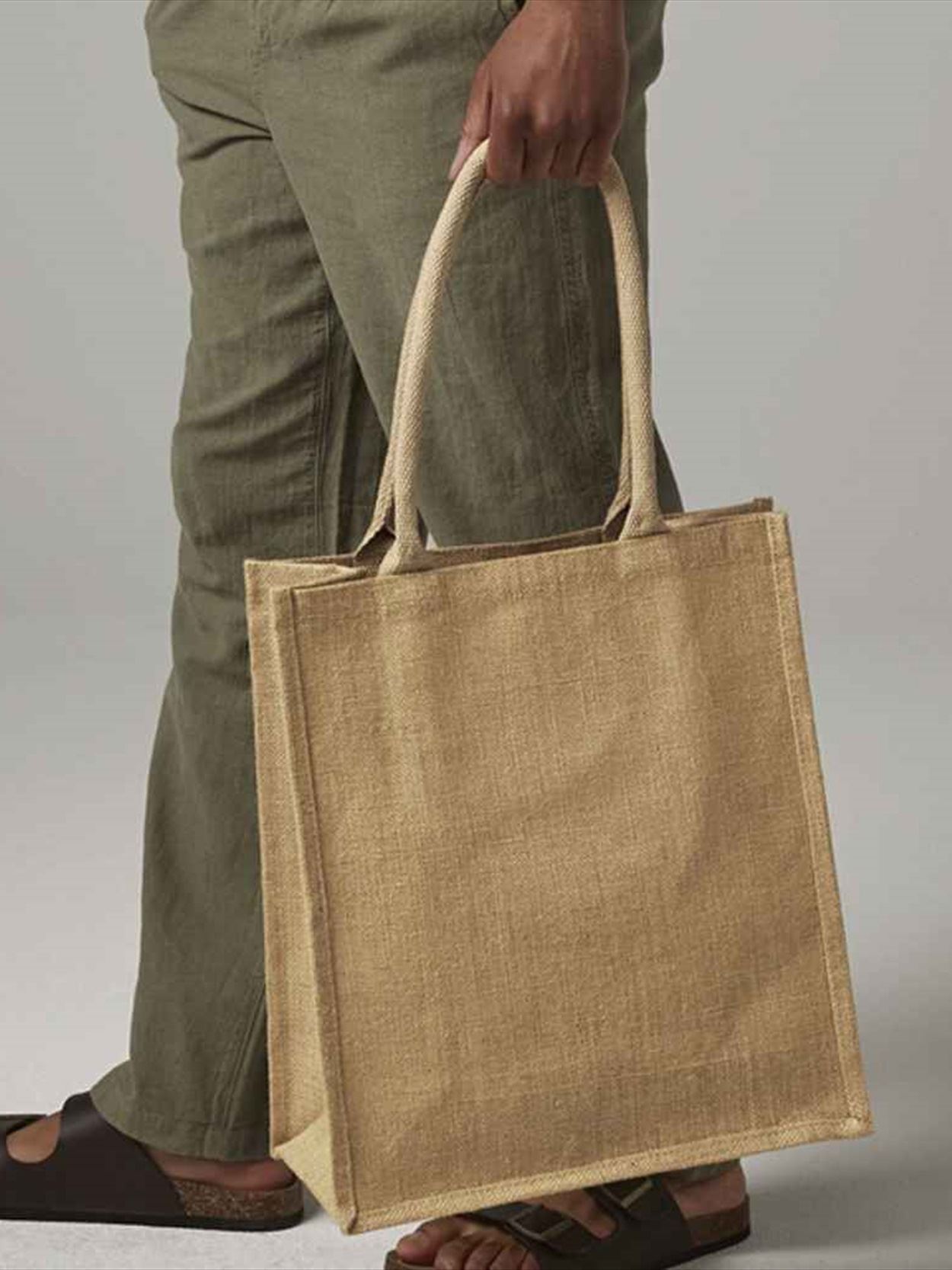 W409 Westford Mill Jute Boutique Shopper Image 1