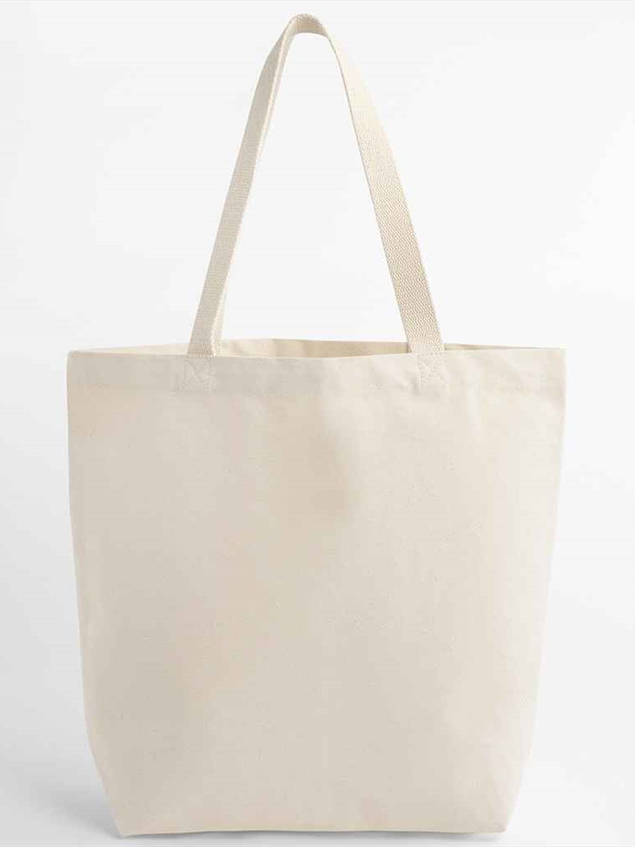 W697 Westford Mill Heavyweight Canvas Tote Bag Image 2