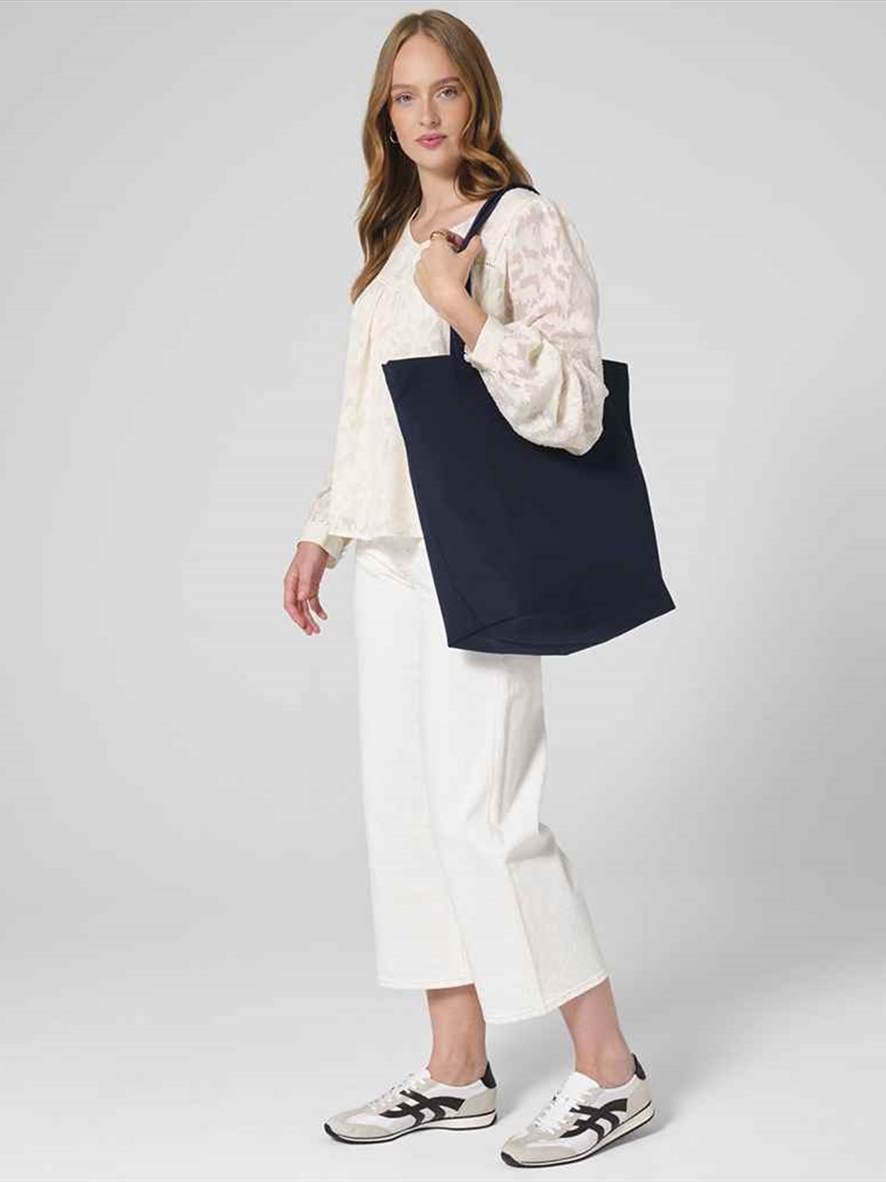 W697 Westford Mill Heavyweight Canvas Tote Bag Image 1