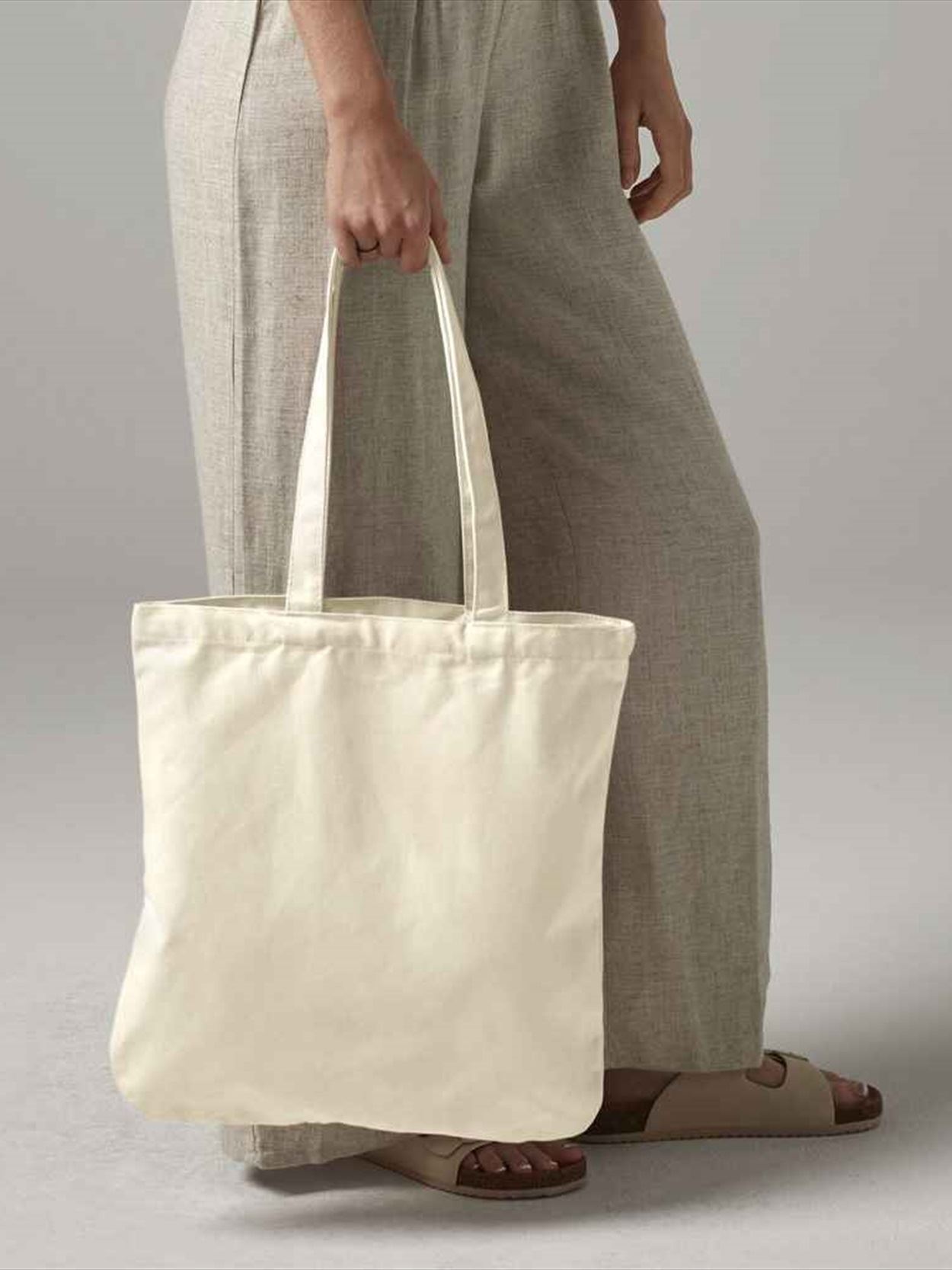 W821 Westford Mill EarthAware® Organic Spring Tote Bag Image 1