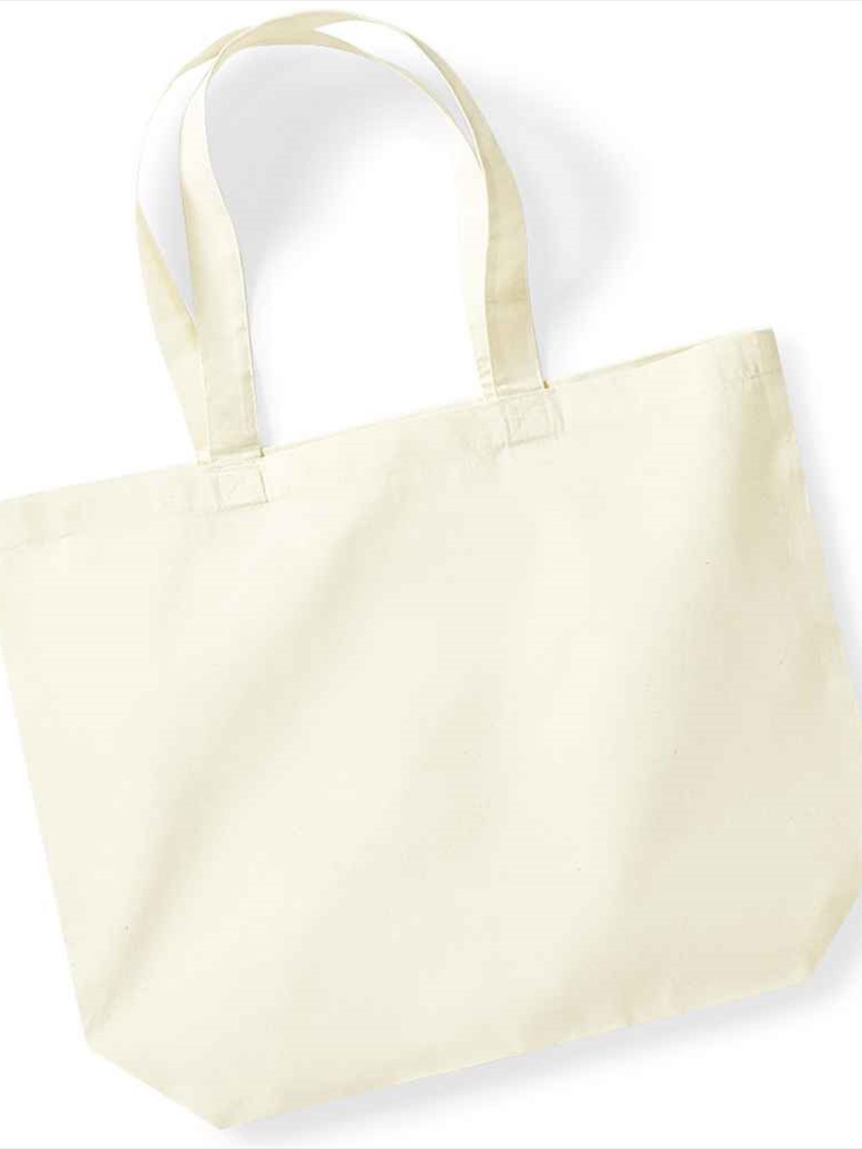 W925 Westford Mill Recycled Cotton Maxi Tote Bag Image 2