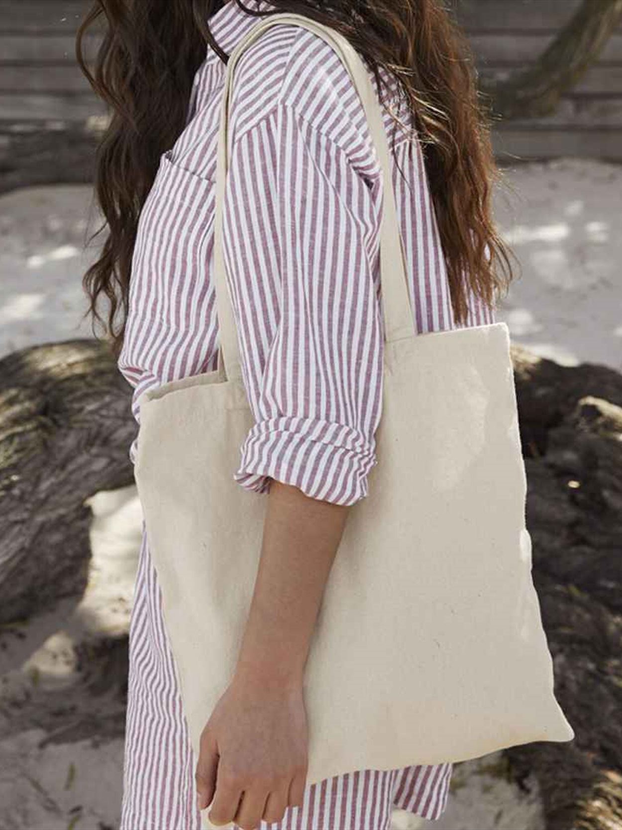 W961 Westford Mill Revive Recycled Tote Bag Image 2