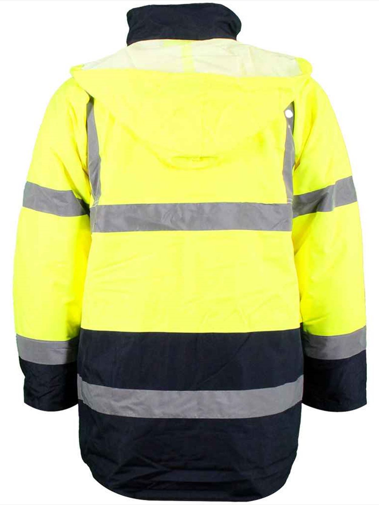 WR008 DWHV16 Warrior Hi-Vis Contrast Traffic Jacket Image 2