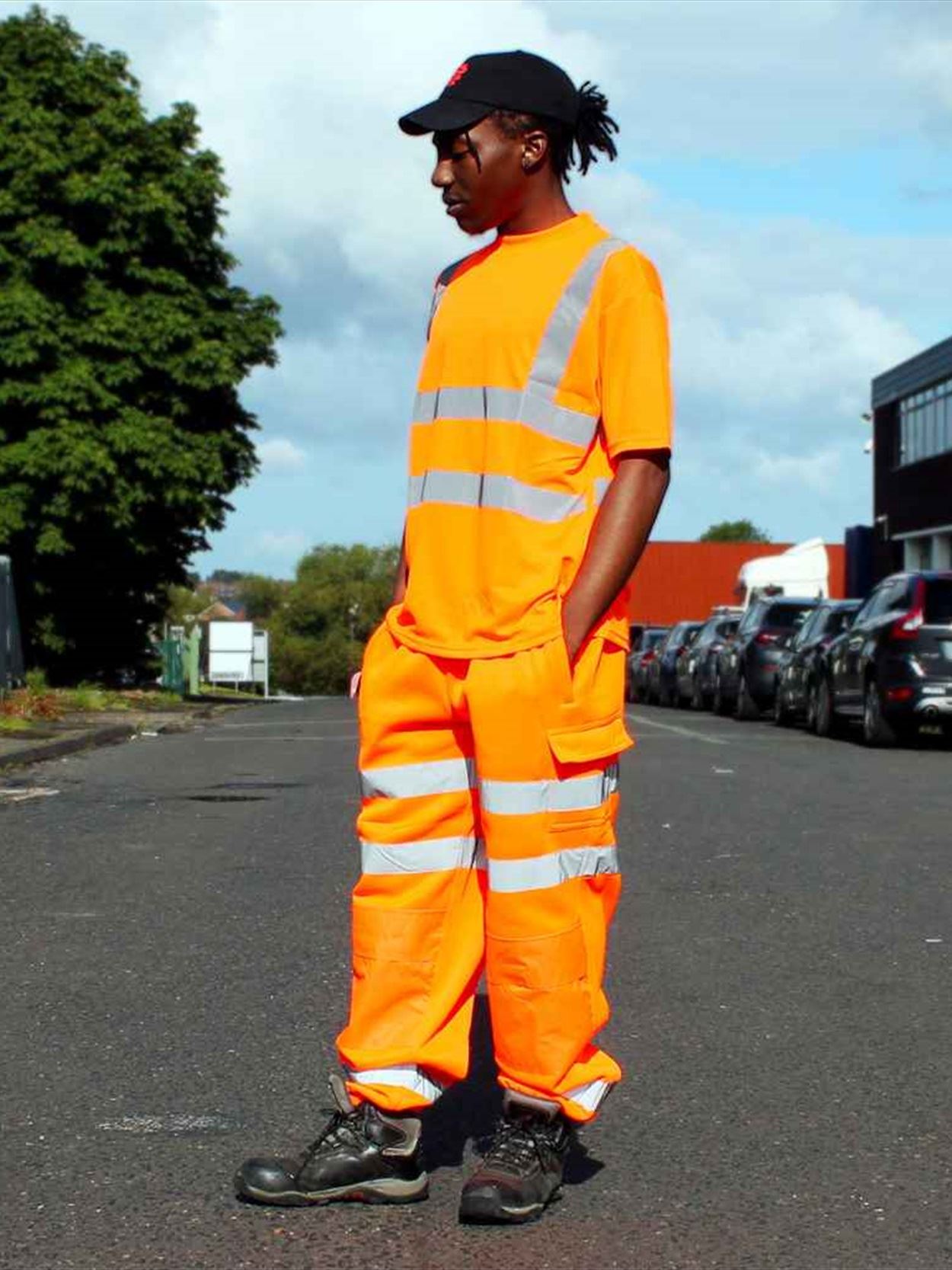 WR009 DWHV48 Warrior Hi-Vis T-Shirt Image 1