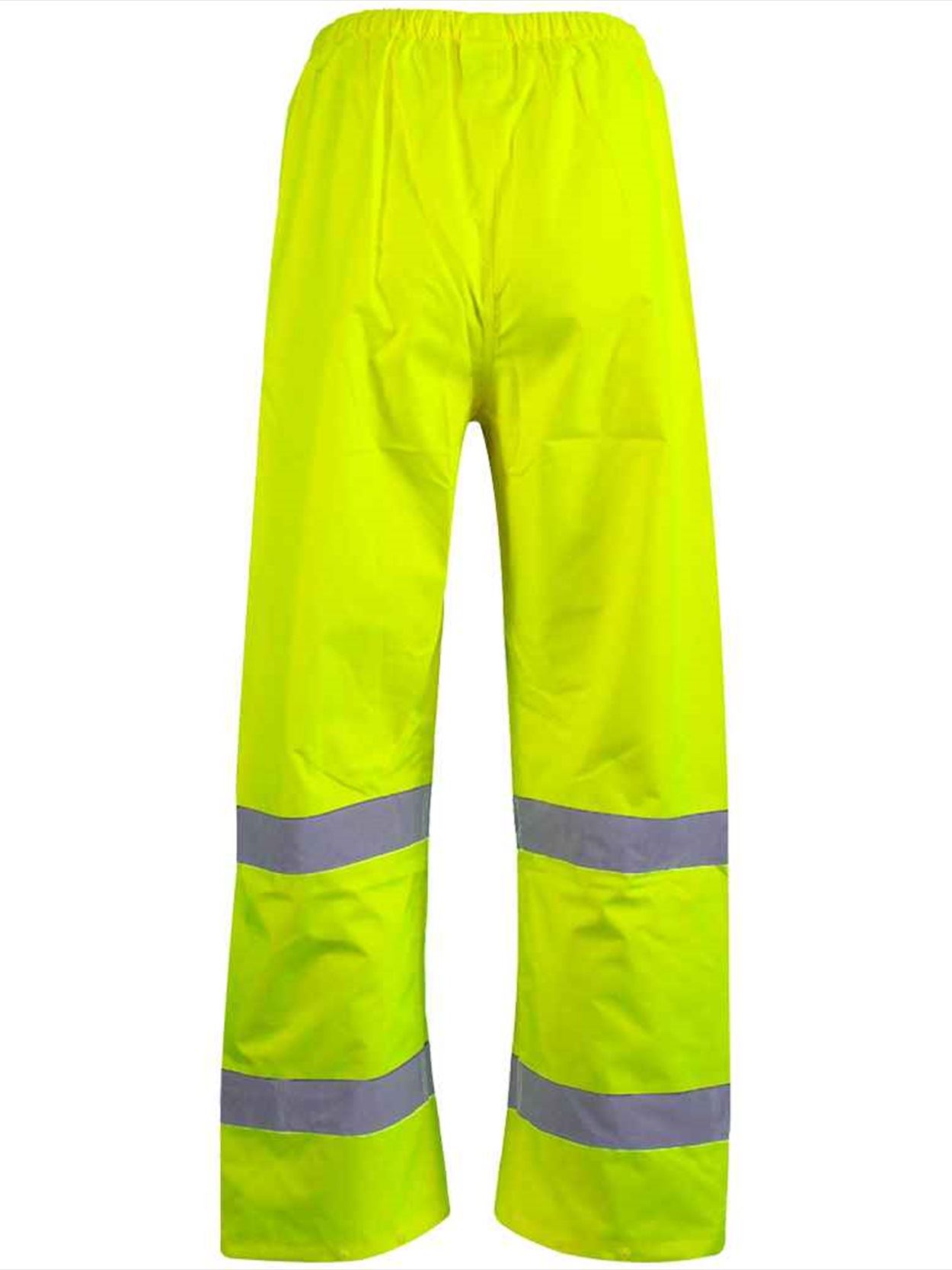 WR010 DWHV36 Warrior Hi-Vis Overtrousers Image 3