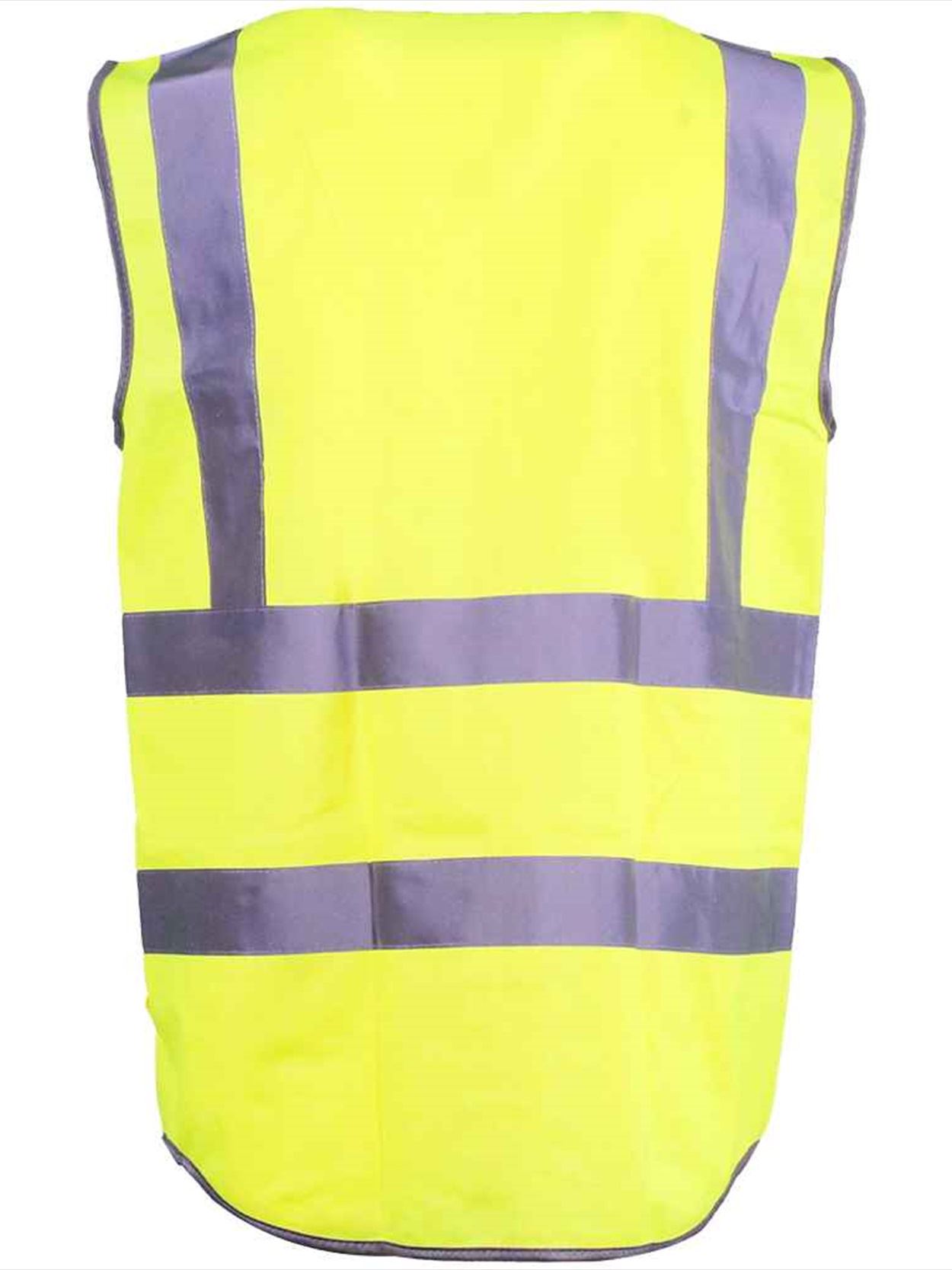 WR035 DWHV28 Warrior Hi-Vis Executive Waistcoat Image 3