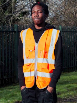 WR035 DWHV28 Warrior Hi-Vis Executive Waistcoat