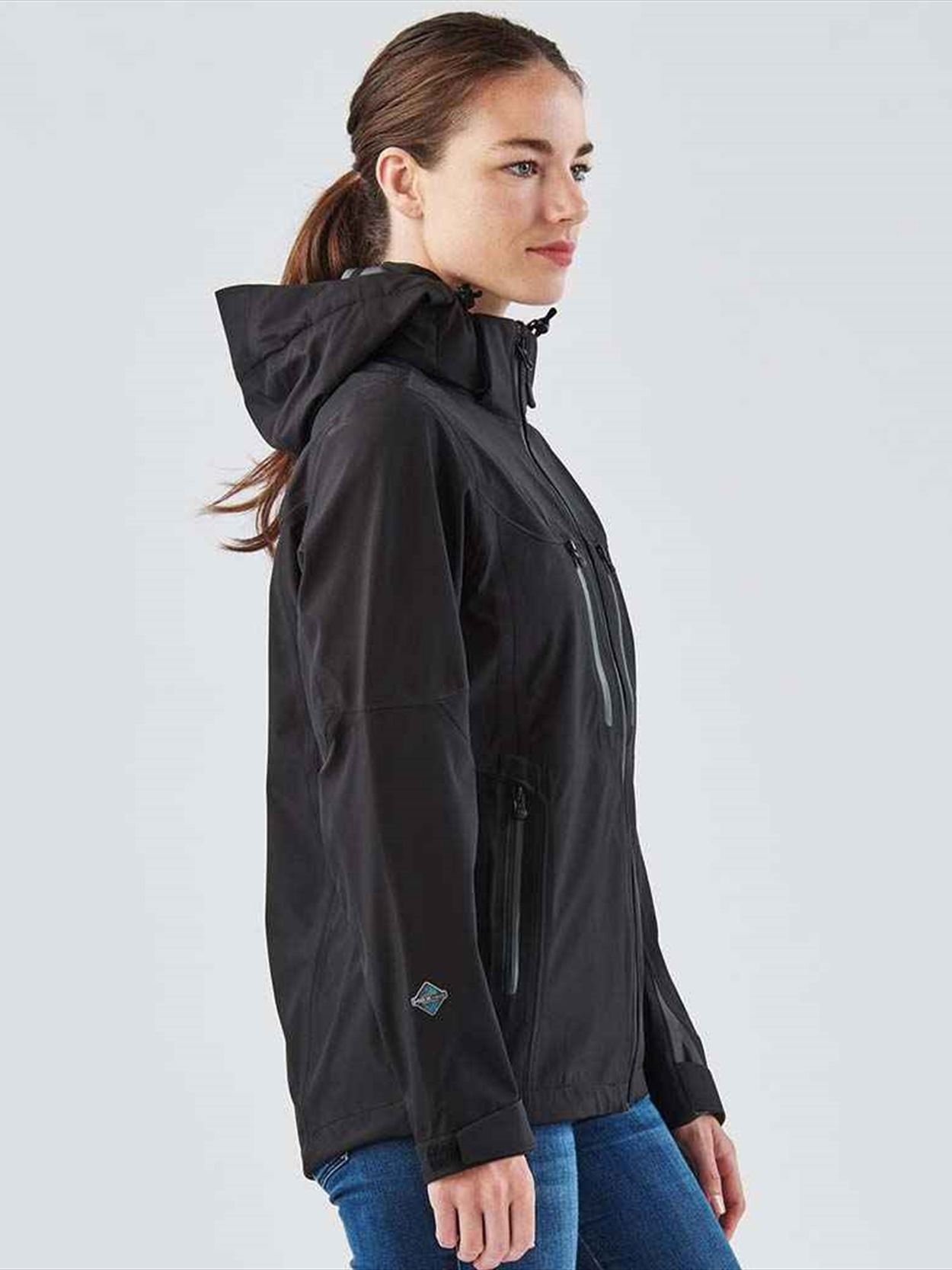 XB-3W Stormtech Ladies Patrol Hooded Soft Shell Jacket Image 1