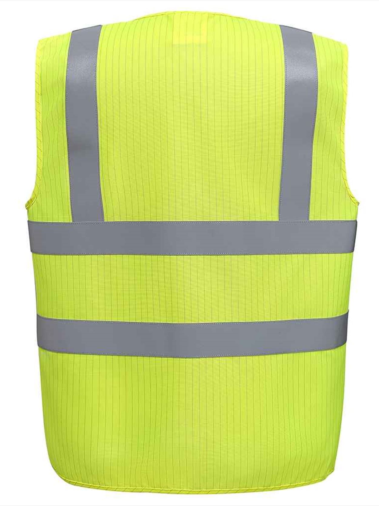 YK110 HVW100ASFR Yoko Hi-Vis Anti-Static Flame Retardant Waistcoat Image 2
