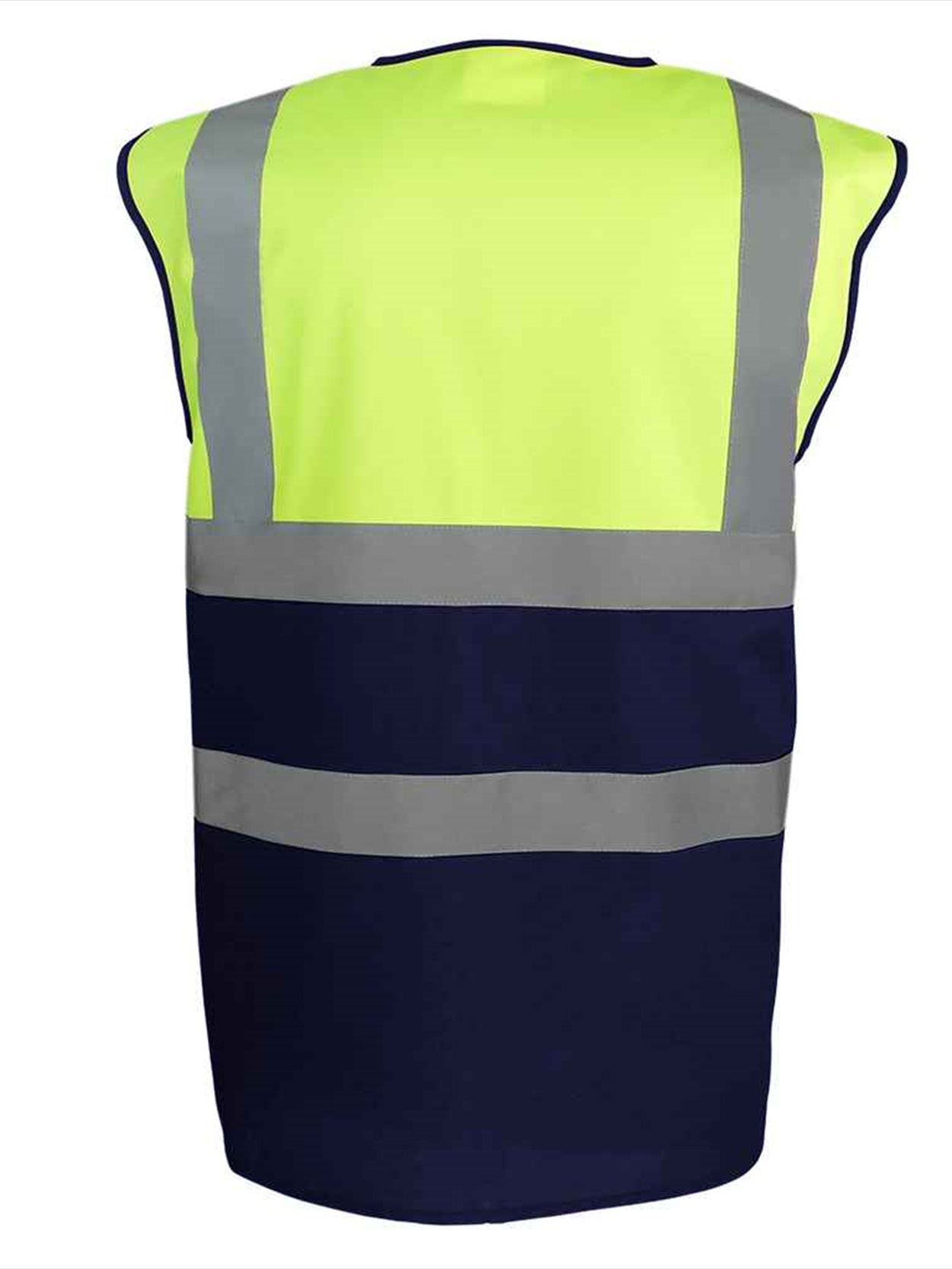 YK111 HVW122 Yoko Two Tone Waistcoat Image 2