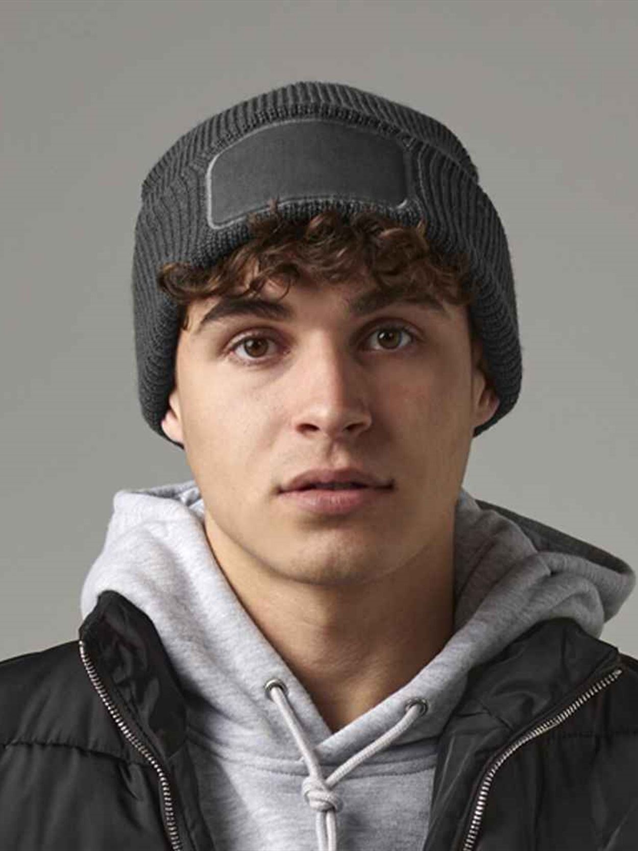 BB440 B440 Beechfield Thinsulate™ Patch Beanie Image 1