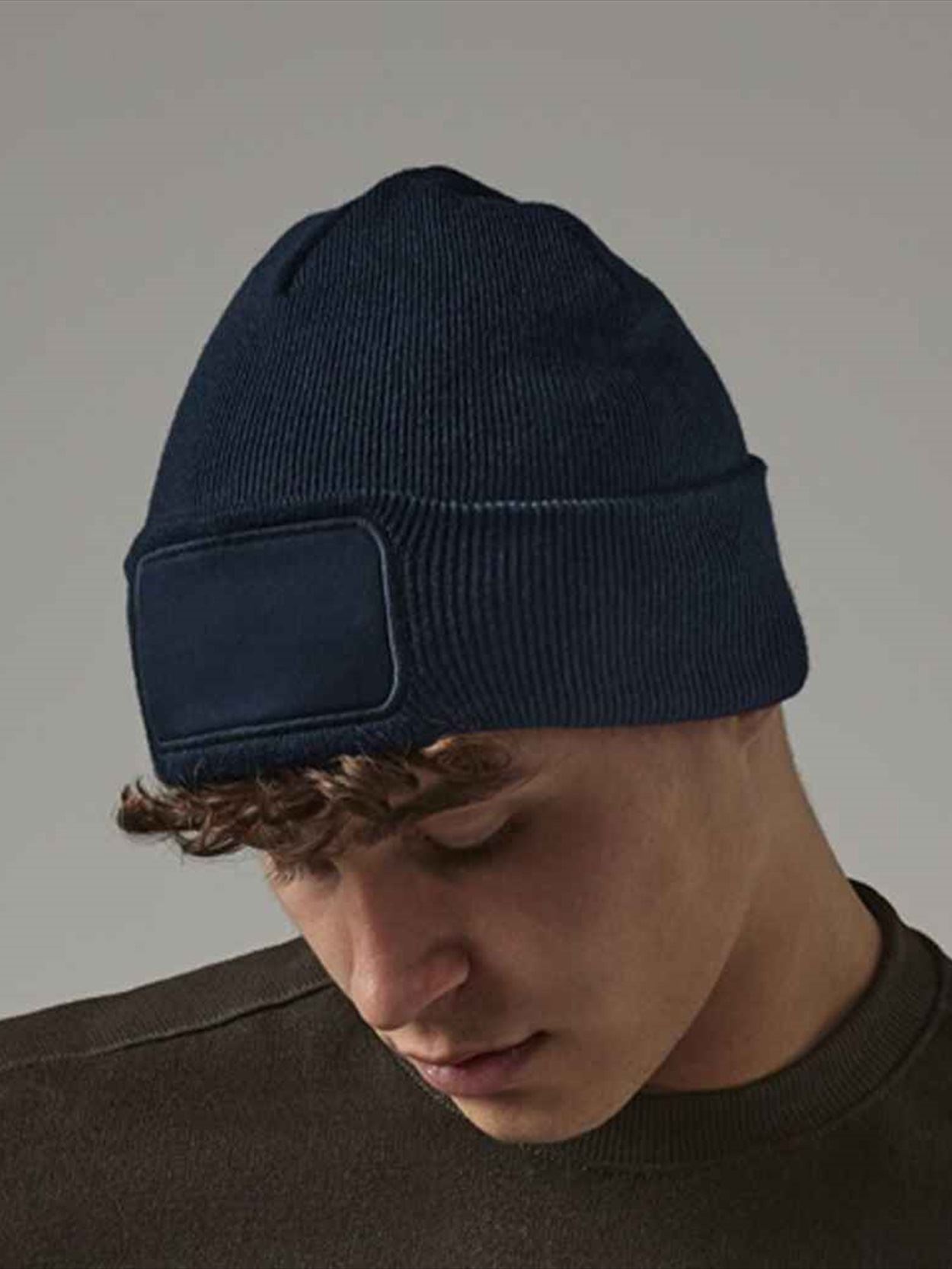 BB445R B445R Beechfield Recycled Original Patch Beanie Image 1