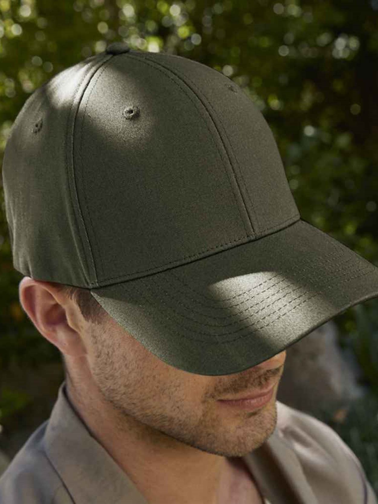 BB803 B803 Beechfield EarthAware® Organic Cotton Stretch-Fit Cap Image 2