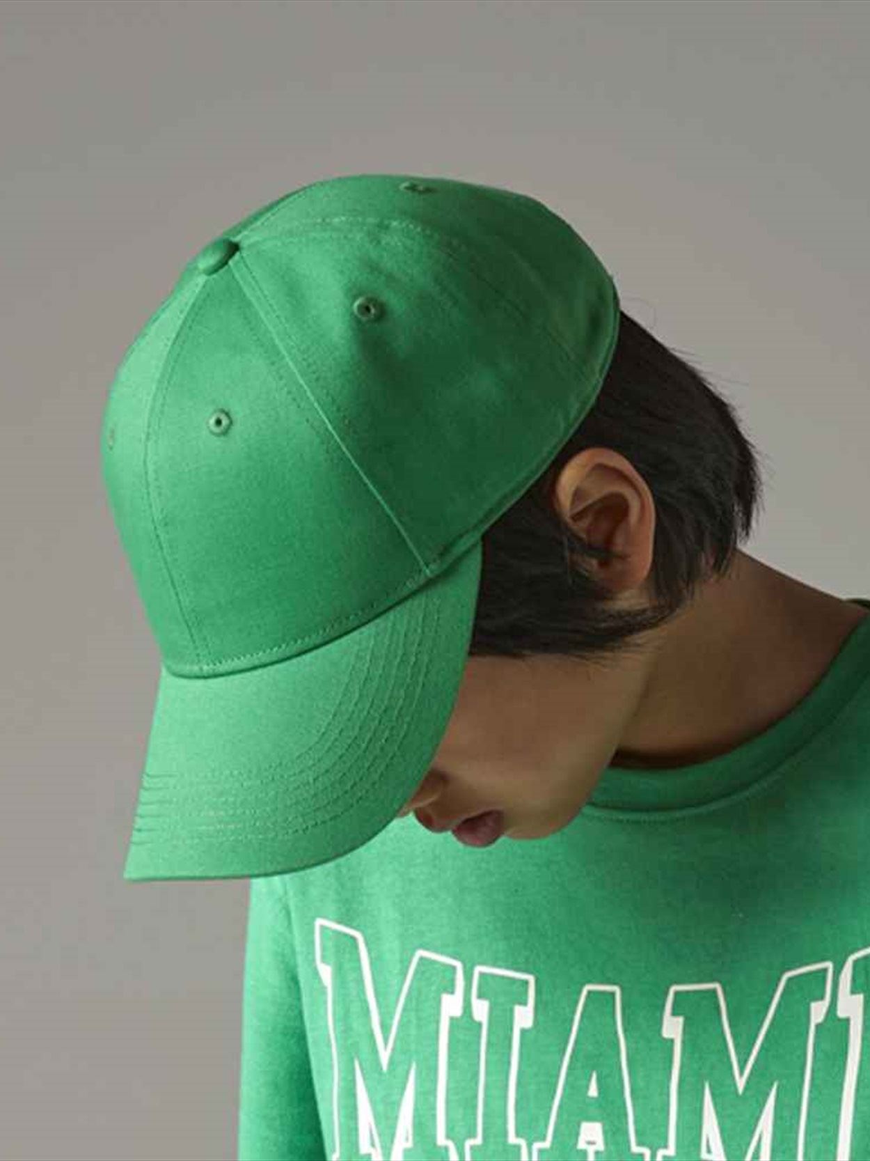 BB821B B821B Beechfield EarthAware® Junior Classic Organic Cotton 6 Panel Cap Image 2